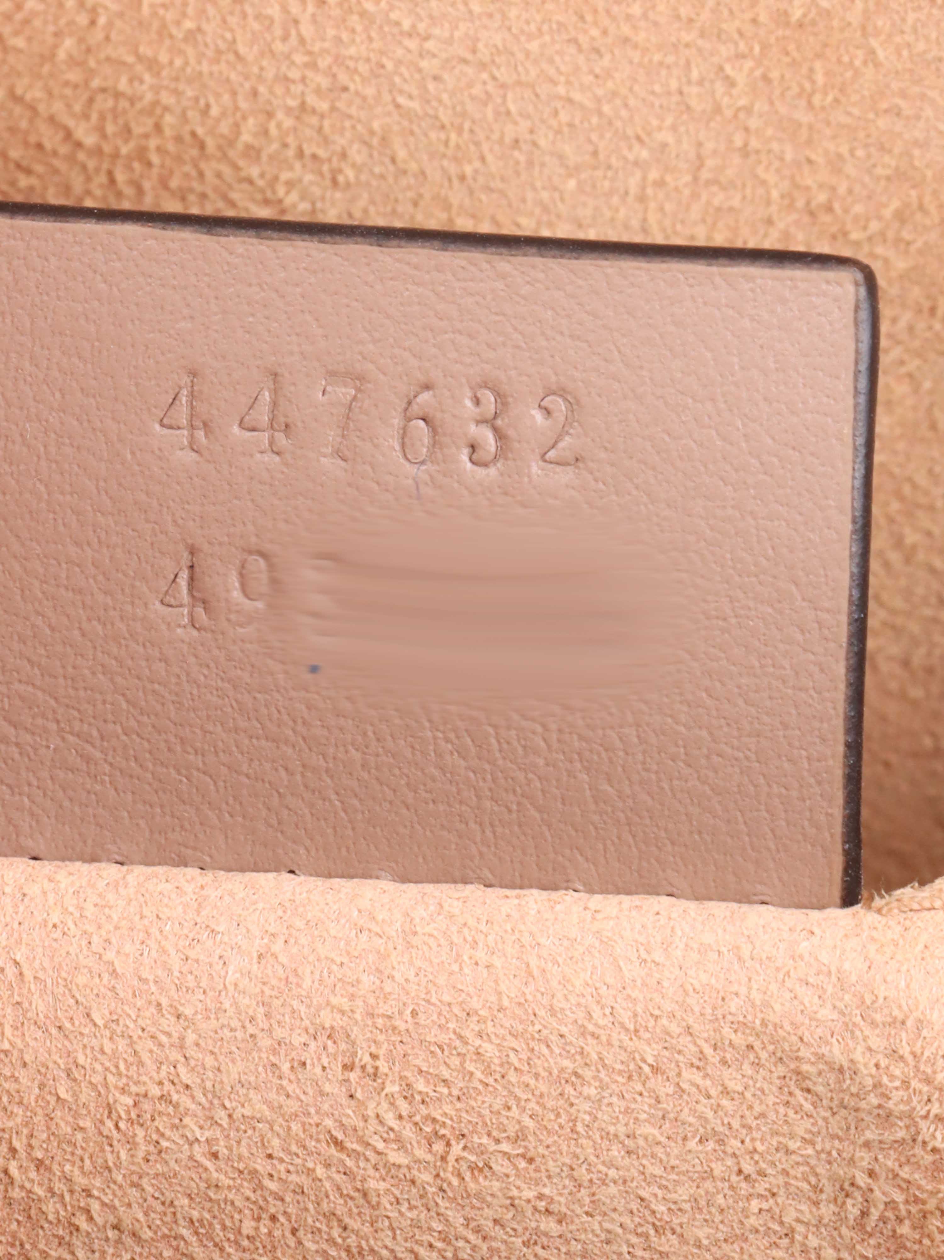 Gucci Small Beige Marmont Shoulder Bag.