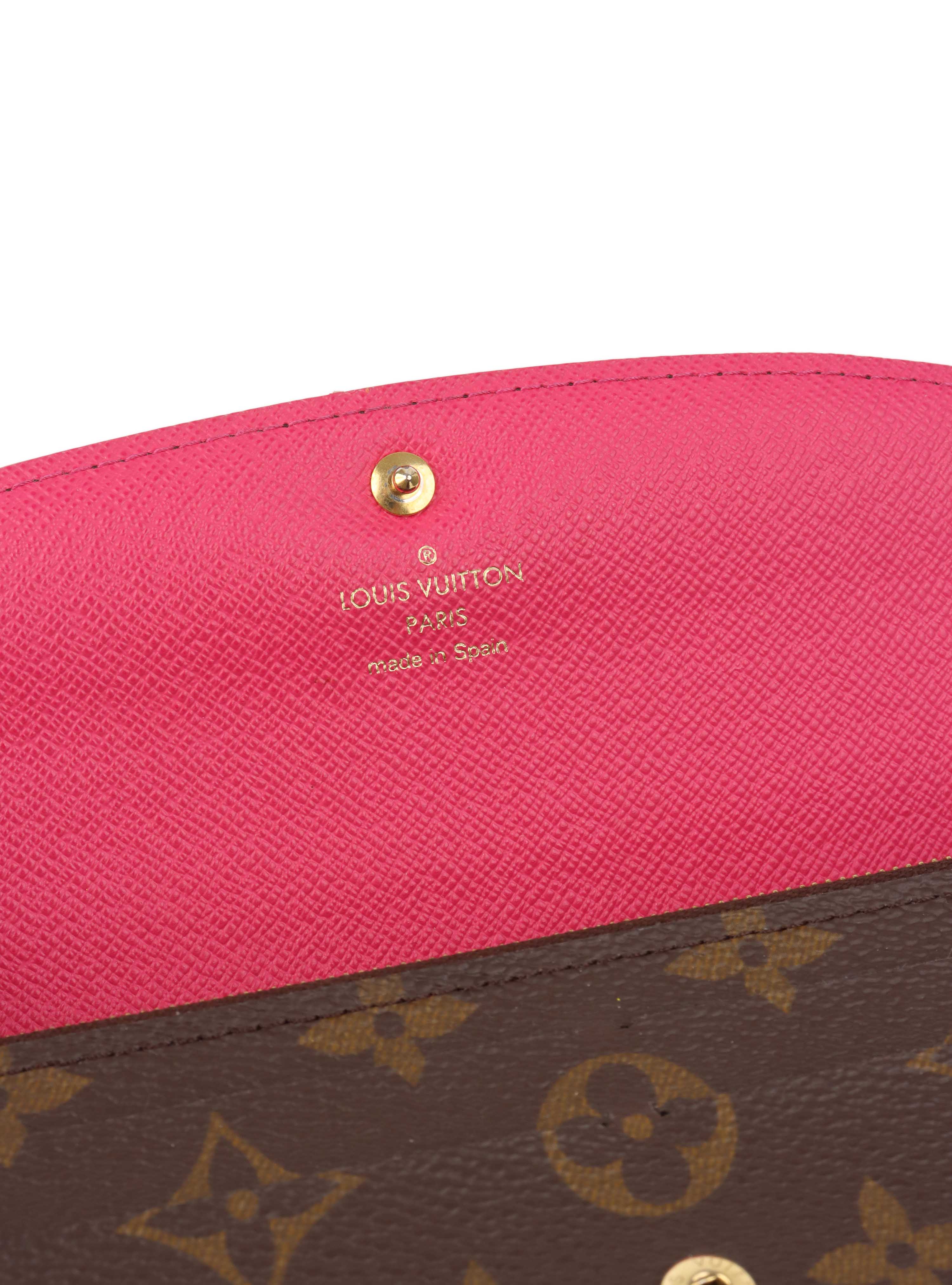 Louis Vuitton Monogram Bloom Flower Emilie Wallet.