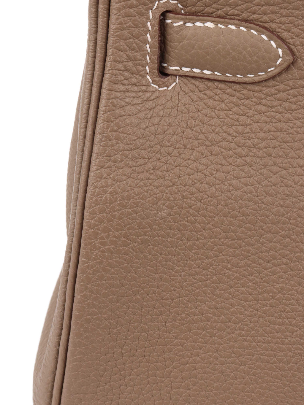 Hermes Etoupe Kelly 28 in Togo leather PHW.