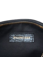 Balenciaga Black Crocodile Embossed Le Cagole XS Shoulder Bag