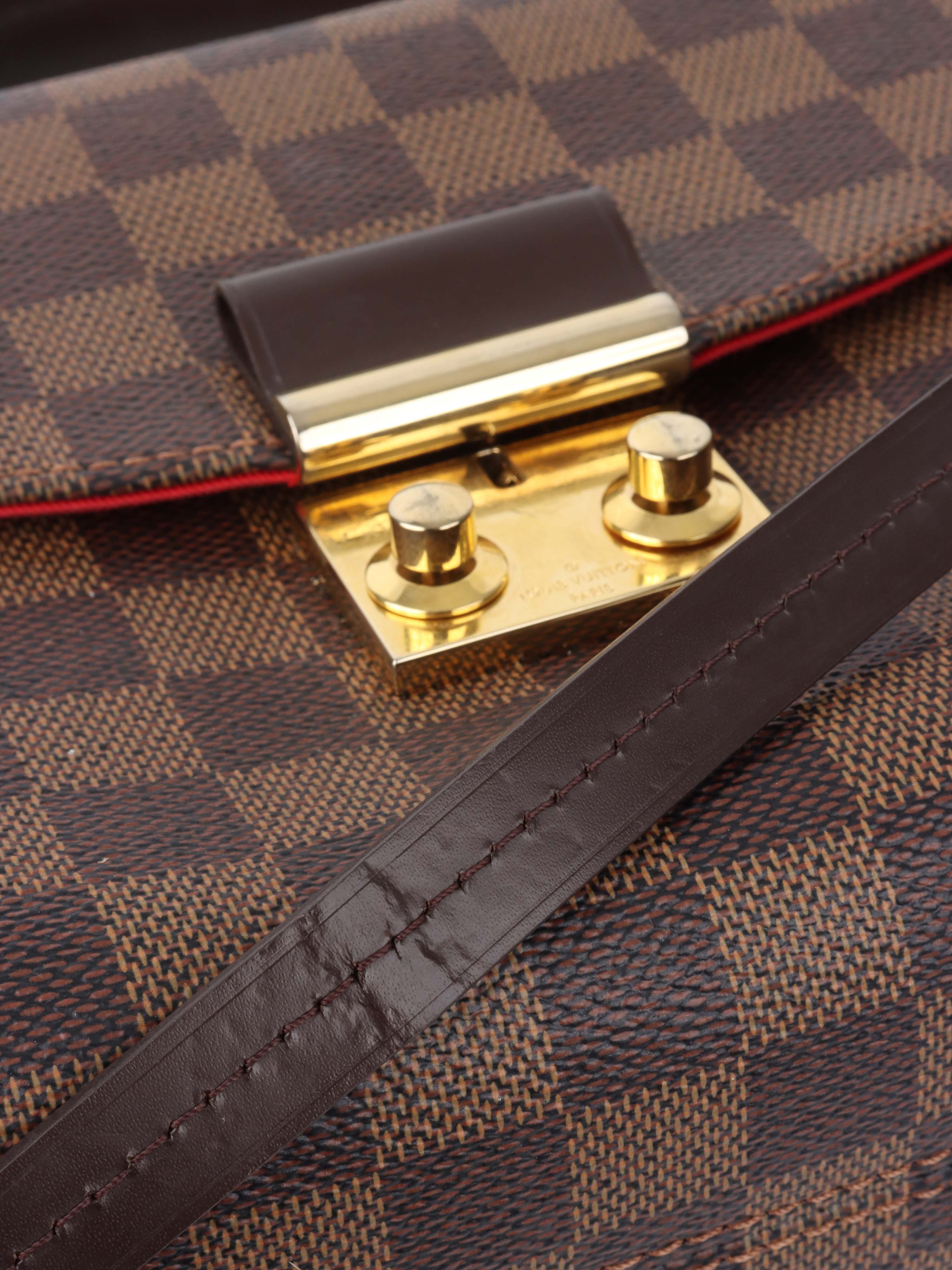 Louis vuitton Damier Ebene Croisette Bag.