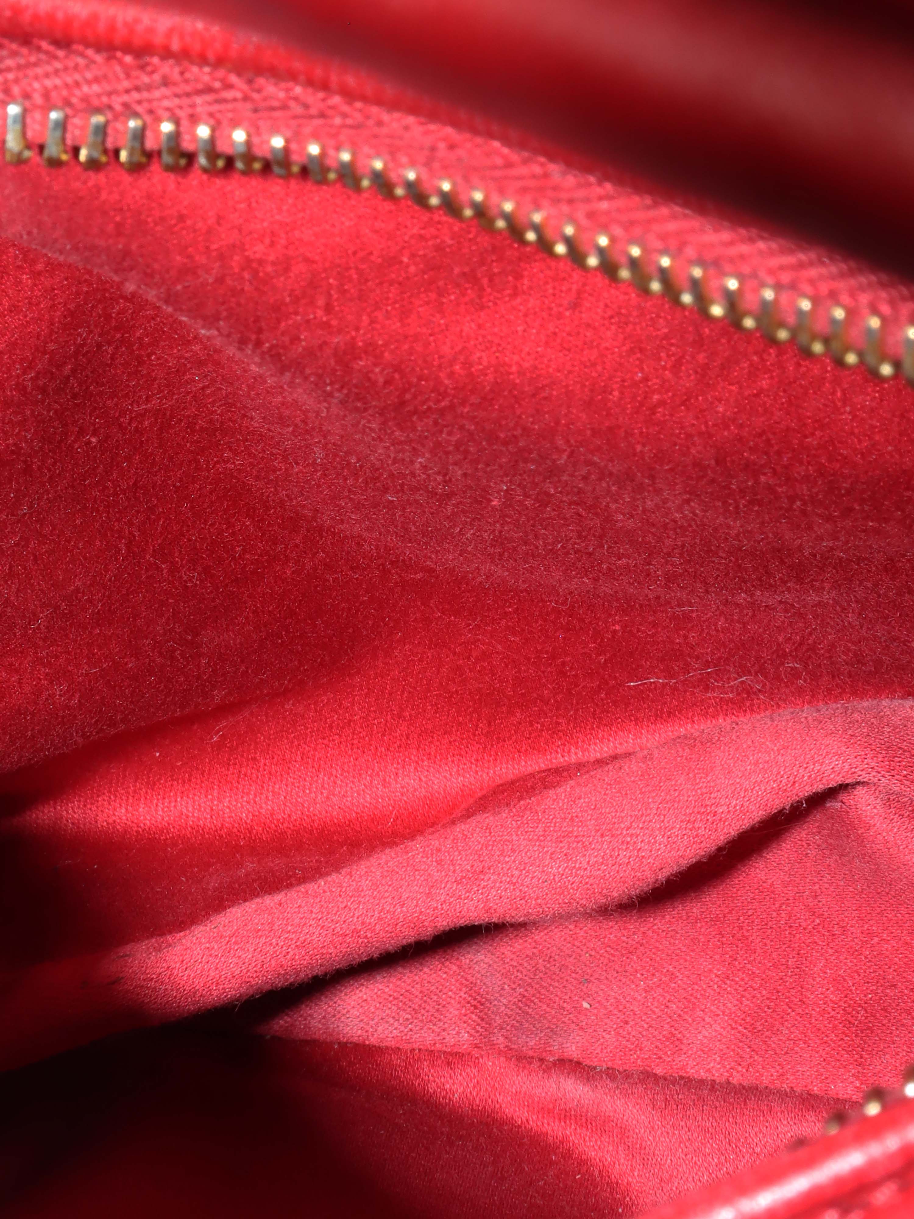 Miu Miu Small Red Wander Matelassé Bag