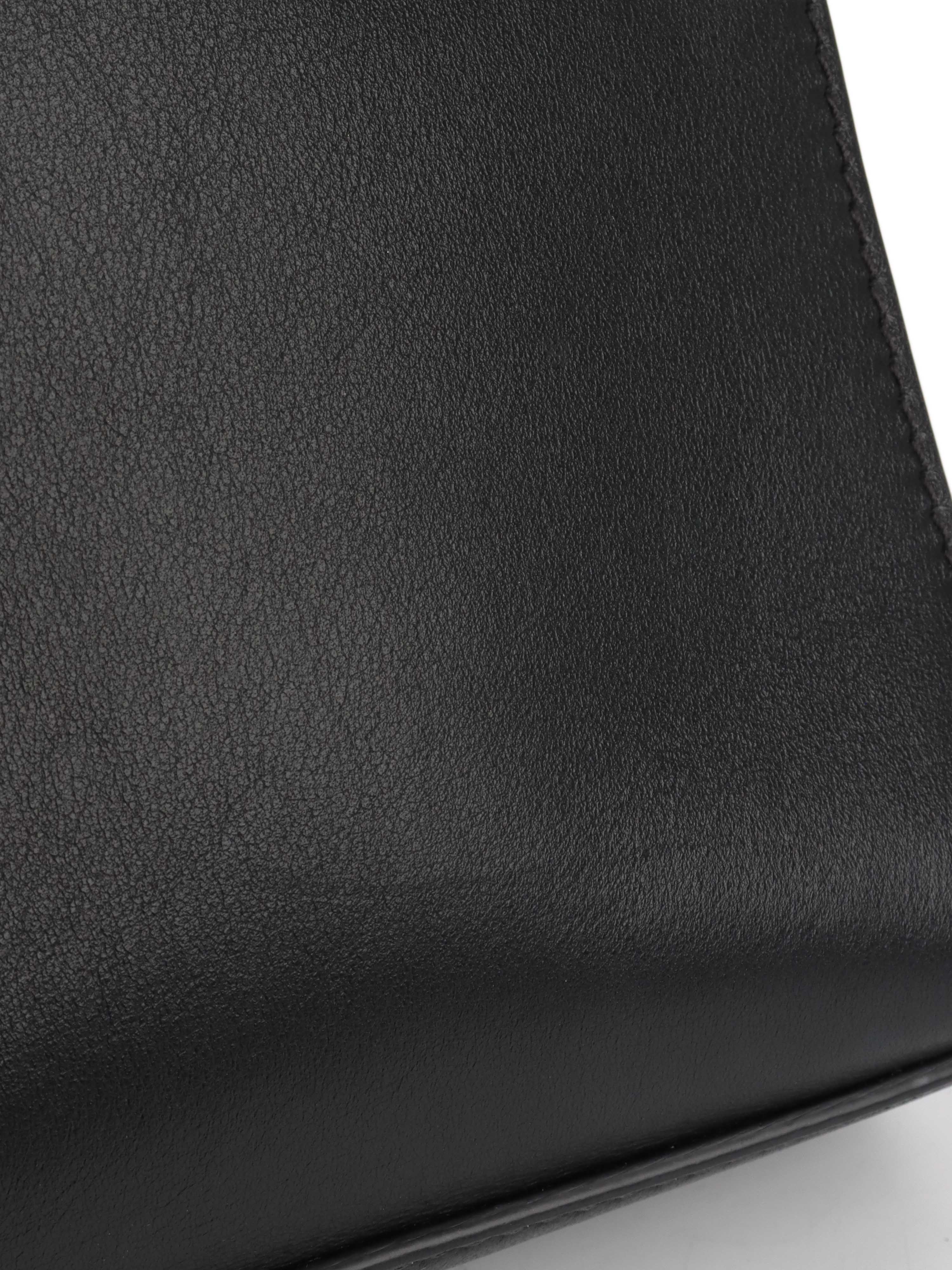 Versace Black Virtus Chain Shoulder Bag.