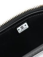 Chanel Black Lambskin Vanity Case with Handle LGHW