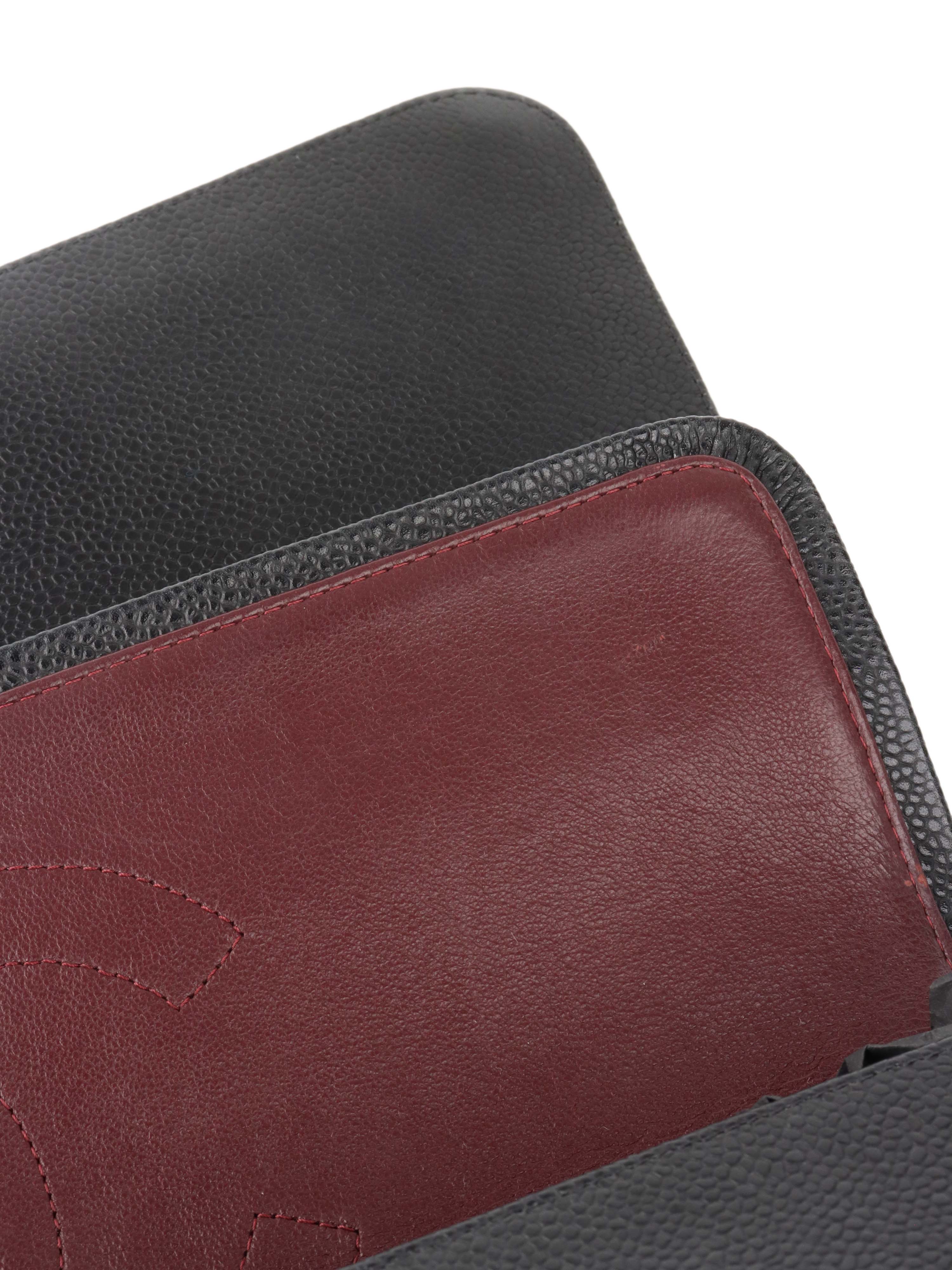 Chanel Black Caviar Maxi Double Classic Flap SHW.