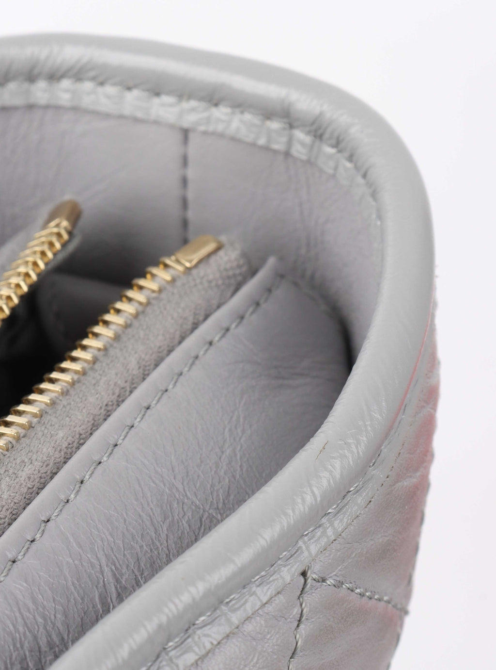 Chanel Medium Light Grey Gabrielle Bag.