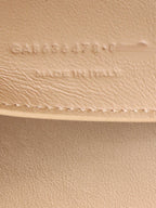 Saint Laurent Beige Manhattan Zip Chain Bag.