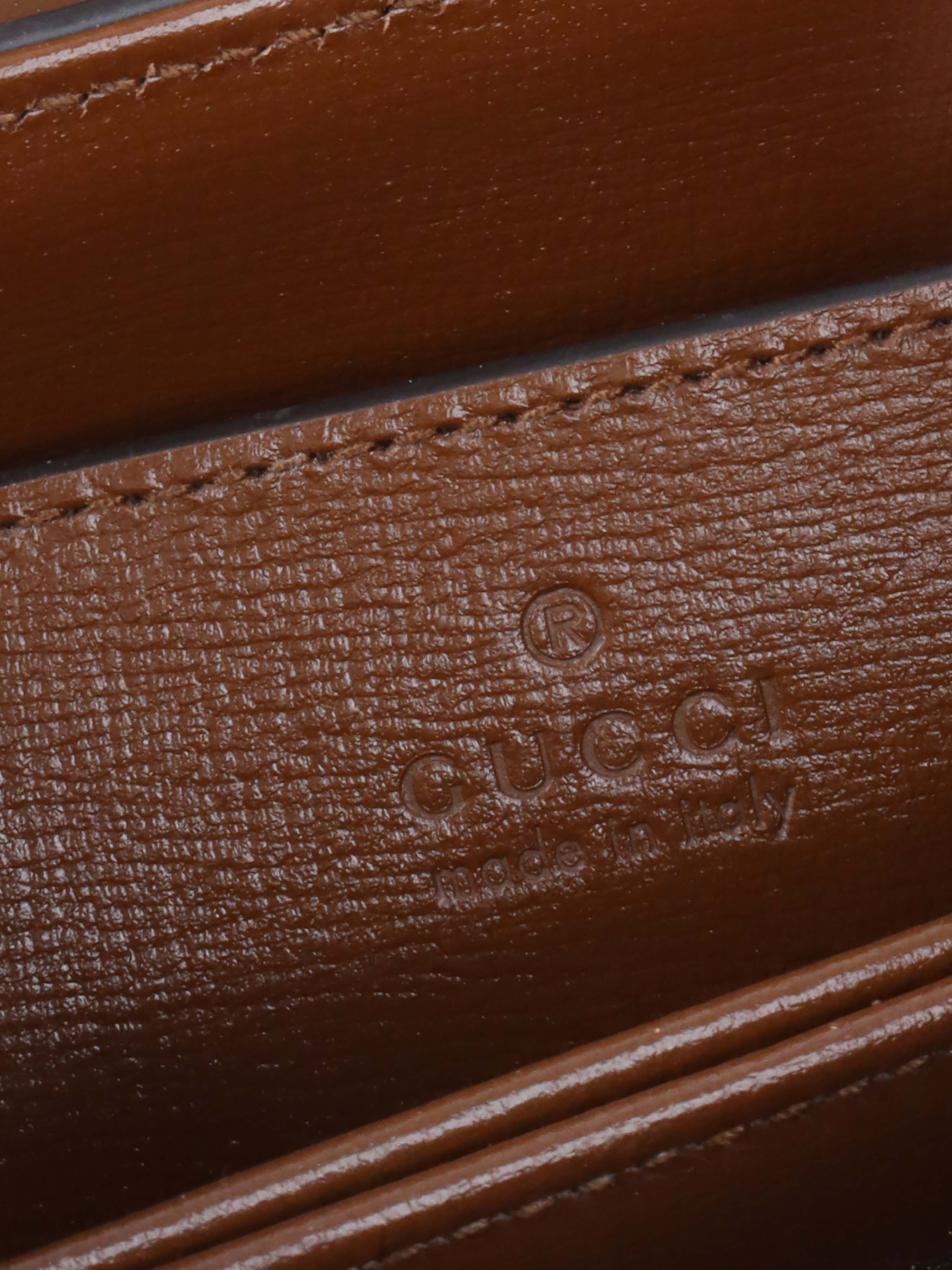 Gucci GG Supreme Horsebit 1955 Top Handle Bag