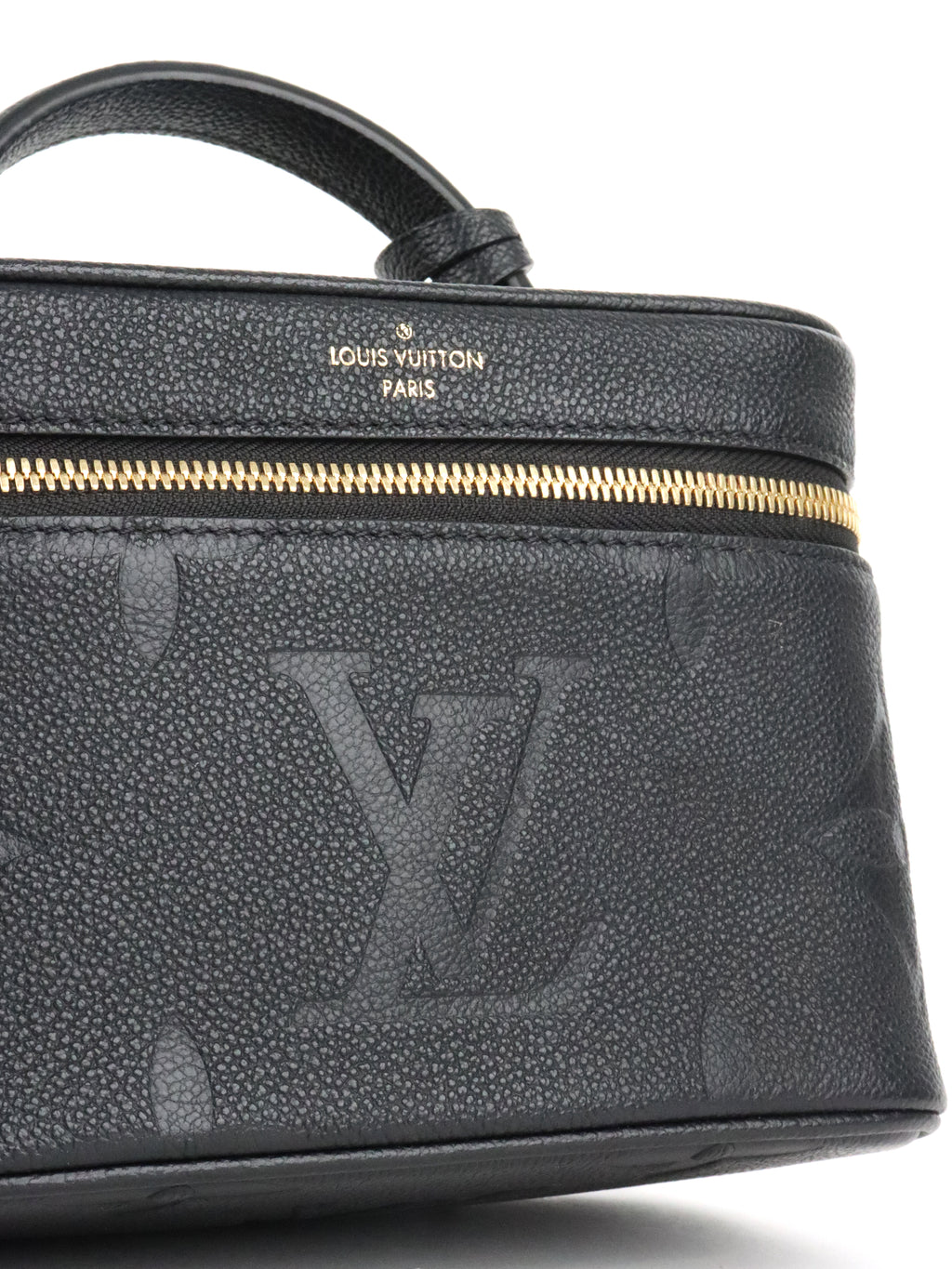 Louis Vuitton Black Empreinte Leather Vanity PM