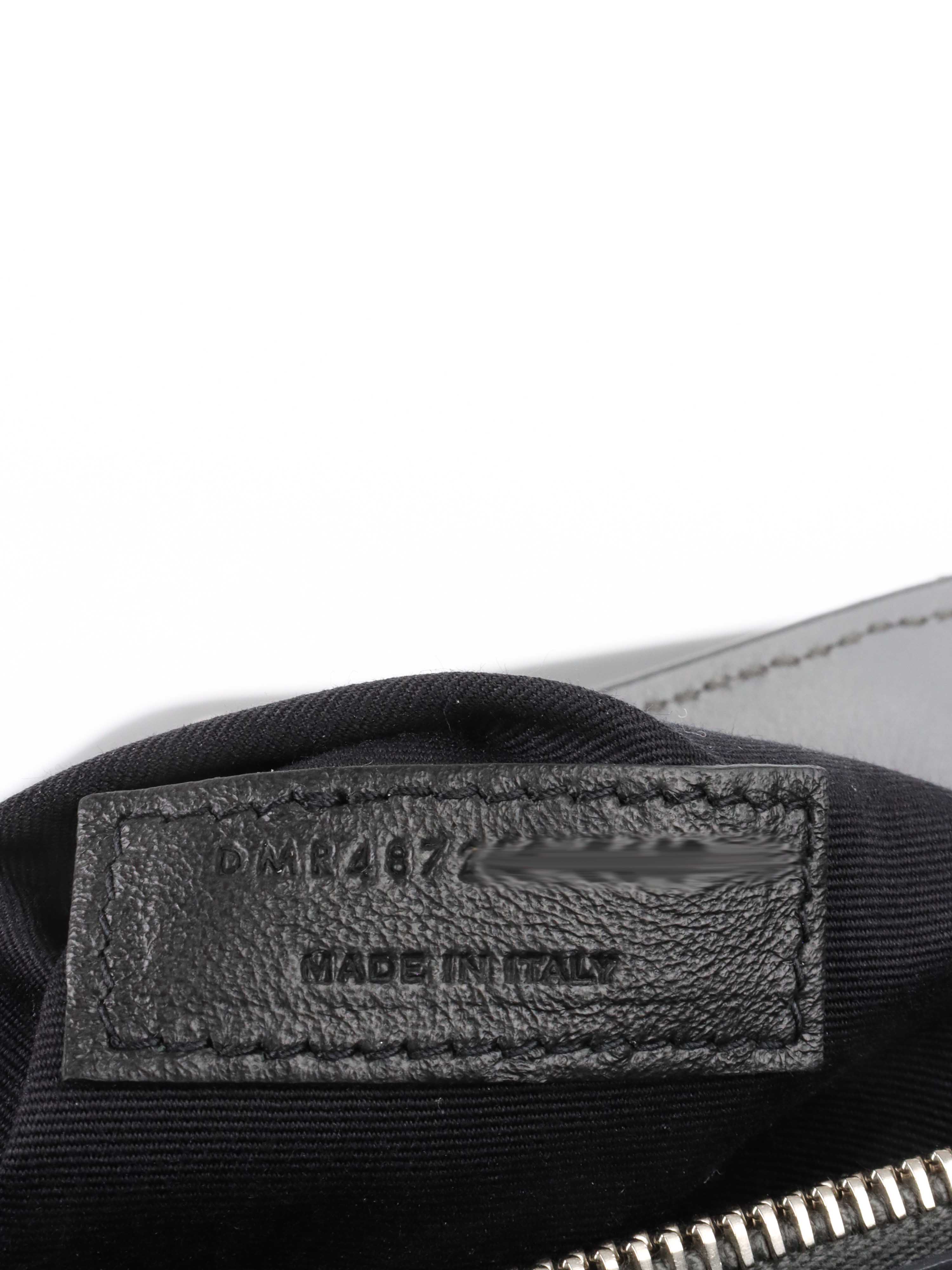 Saint Laurent Dark Grey Medium Loulou Bag.