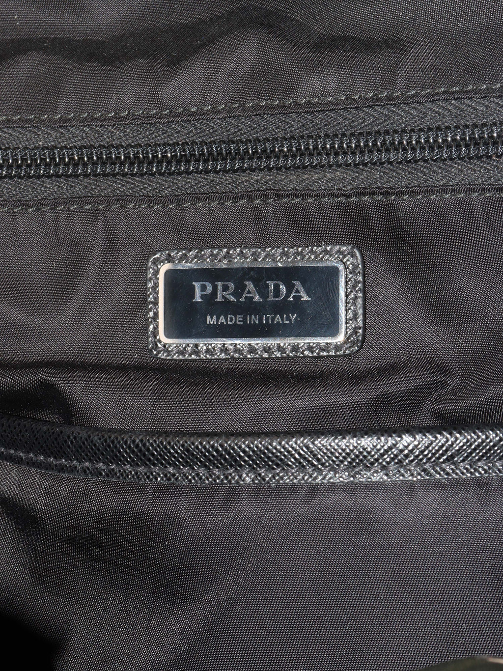 Prada Green Nylon Buckled Backpack.