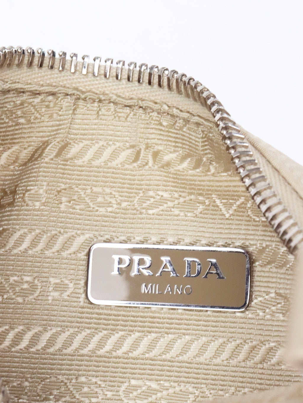 Prada Beige Re-edition 2005 Re-Nylon Bag