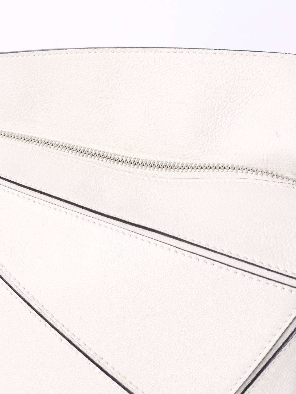 Loewe White Small Puzzle Bag