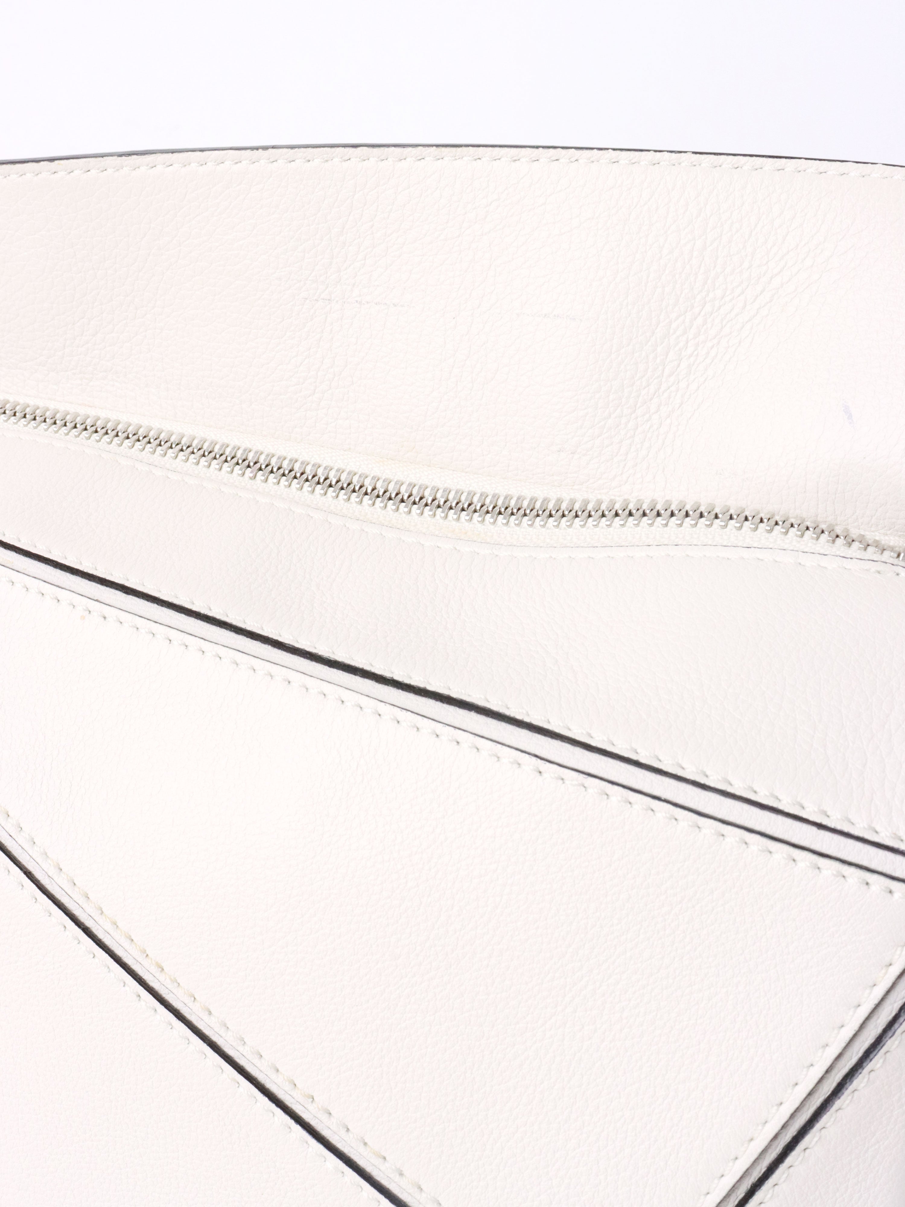 Loewe White Small Puzzle Bag