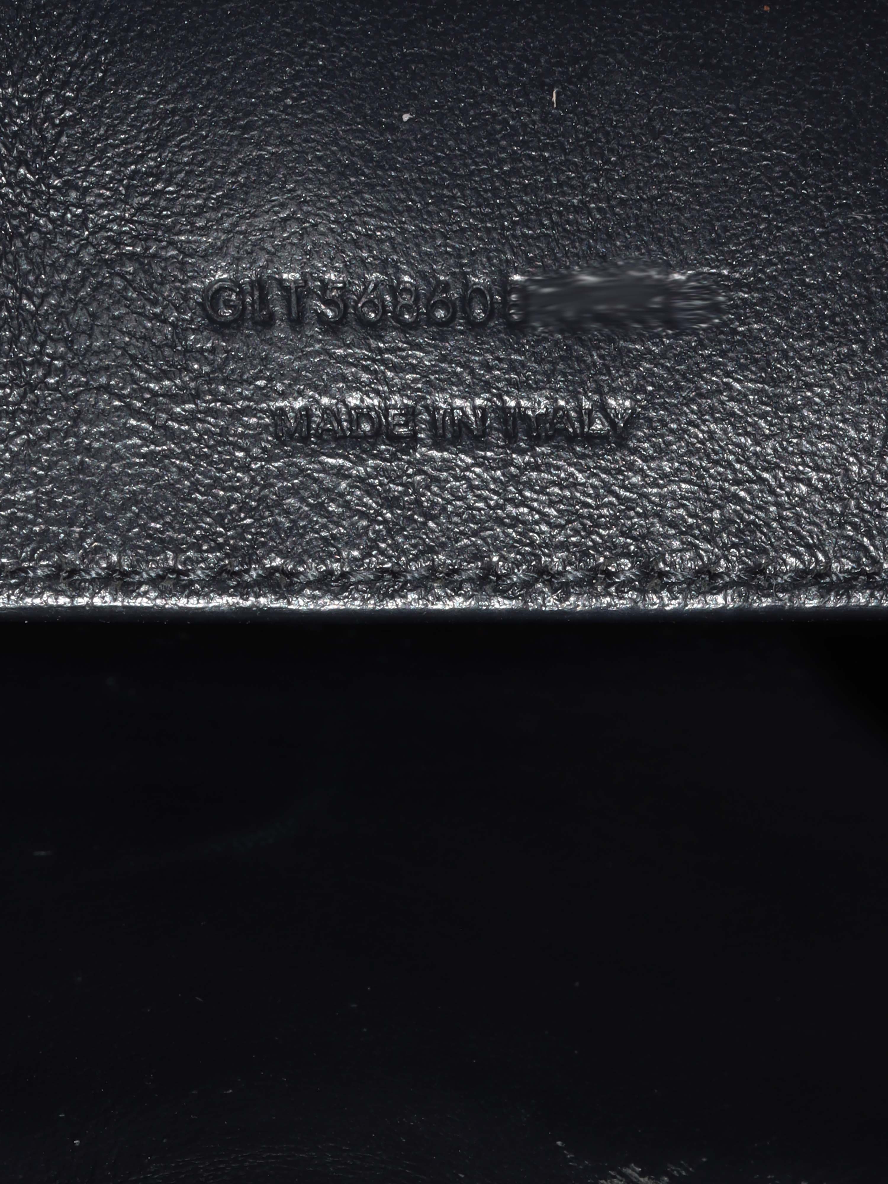 Saint Laurent Monogram All Over Canvas Camera Bag.