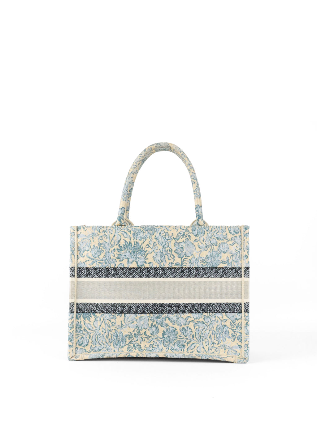 Dior Medium Blue Brocart Book Tote