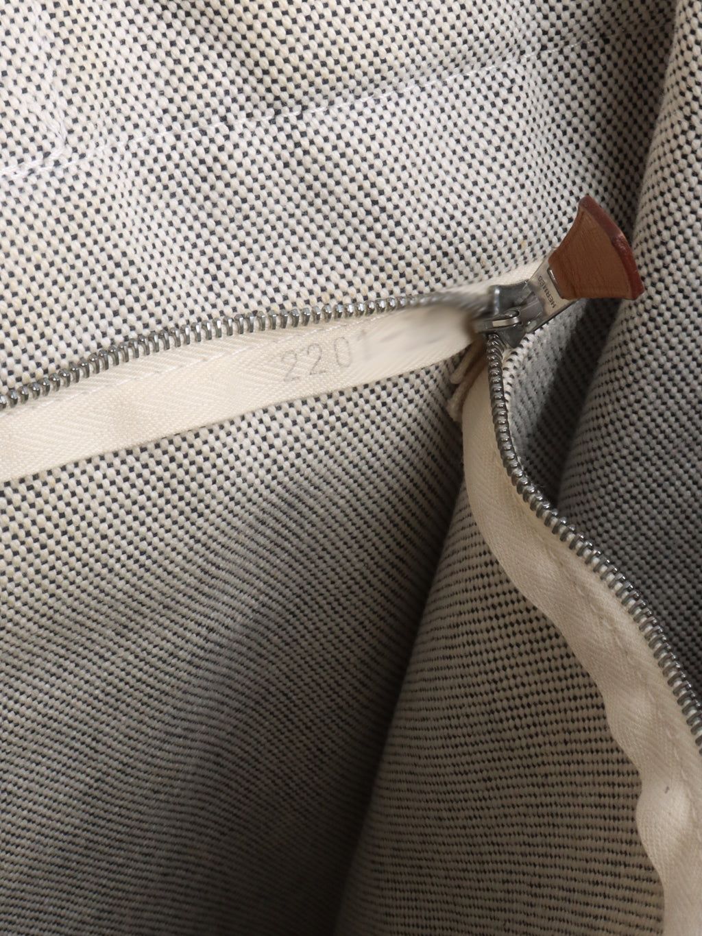 Hermes Vintage Grey Fourre Tout Bag.