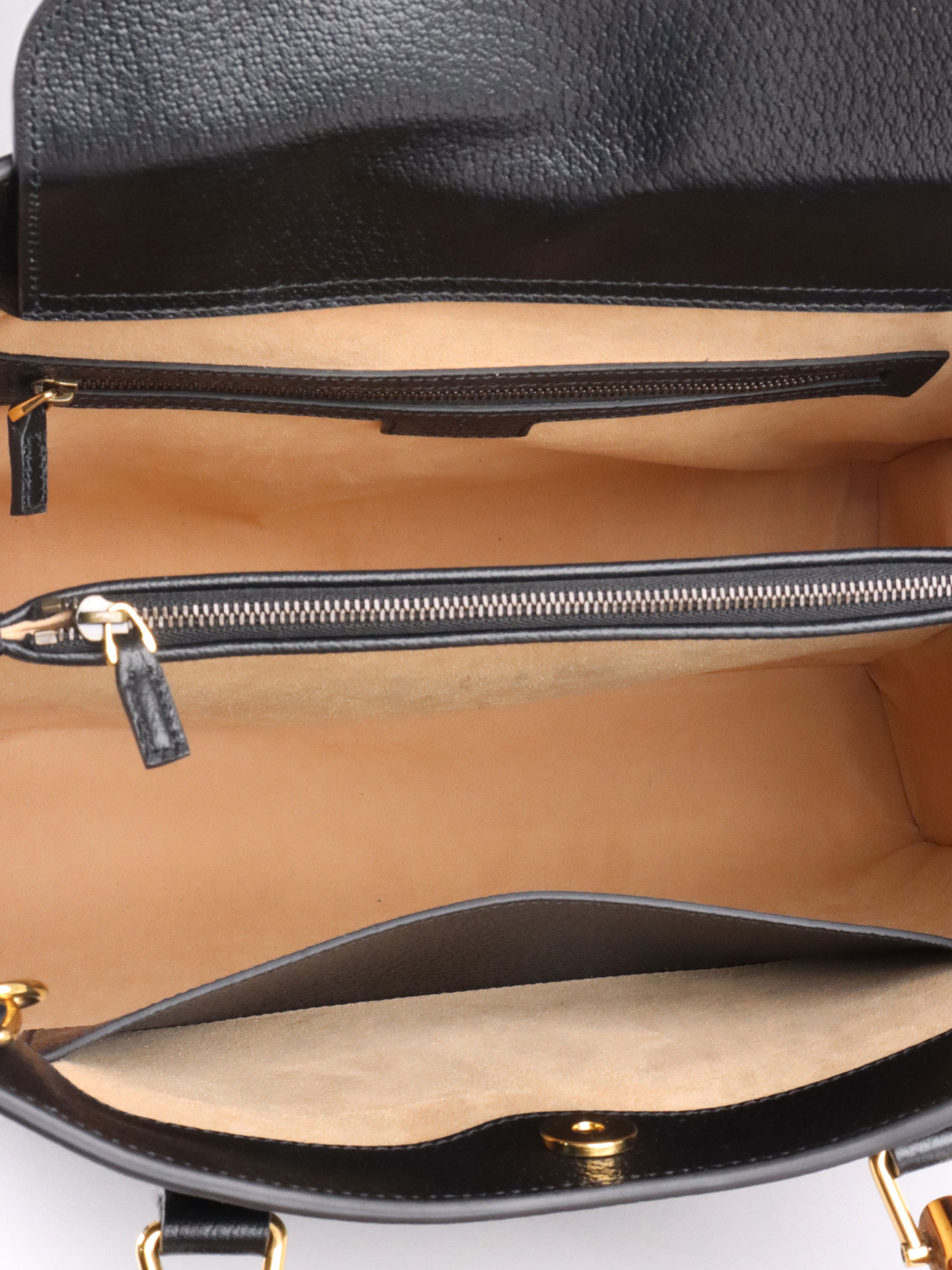 Gucci Black Diana Large Tote Bag