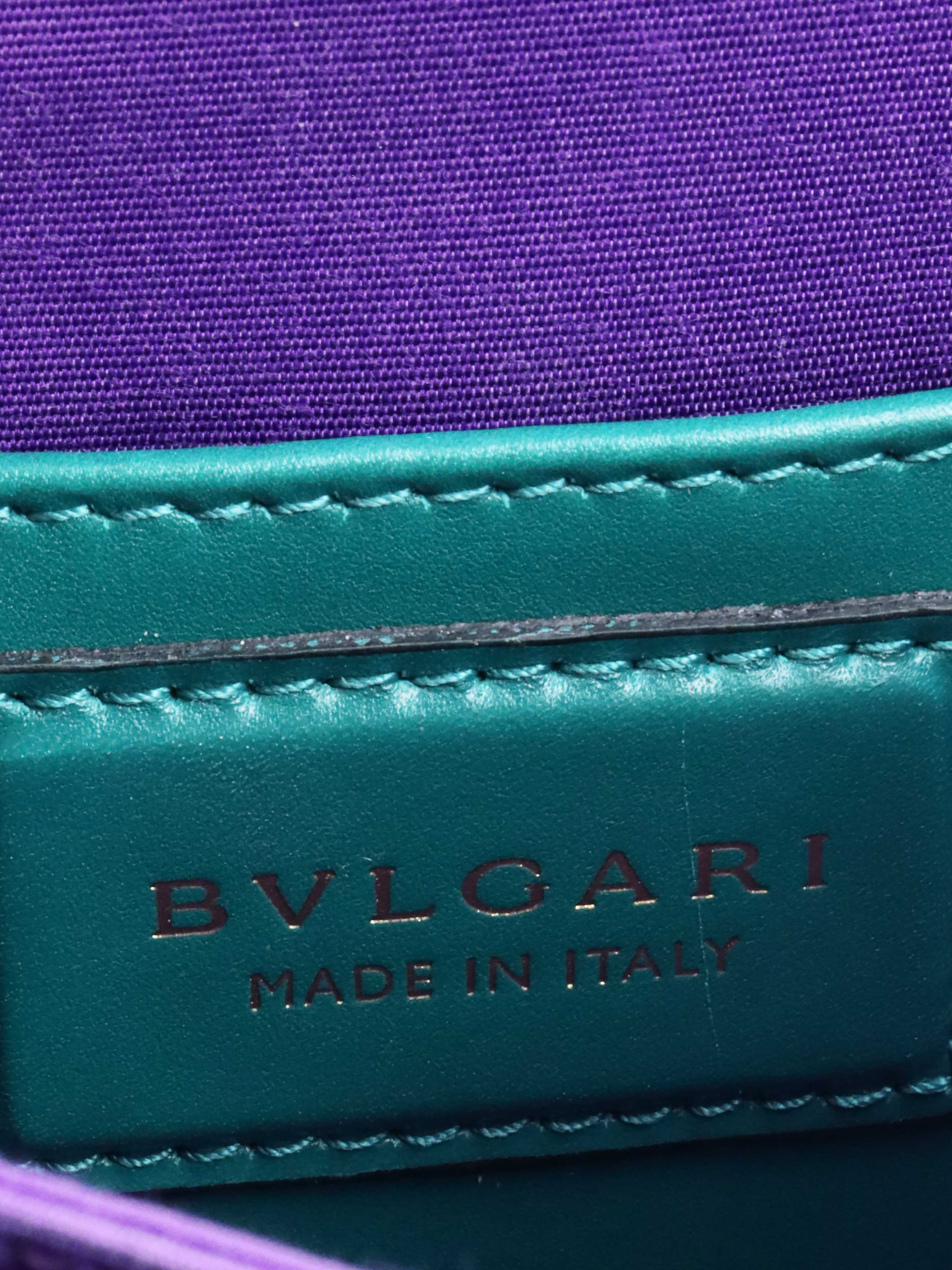 Bvlgari Serpenti Forever Top Handle Bag with GHW.