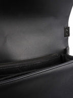Chanel So Black Medium Lambskin Boy Bag.