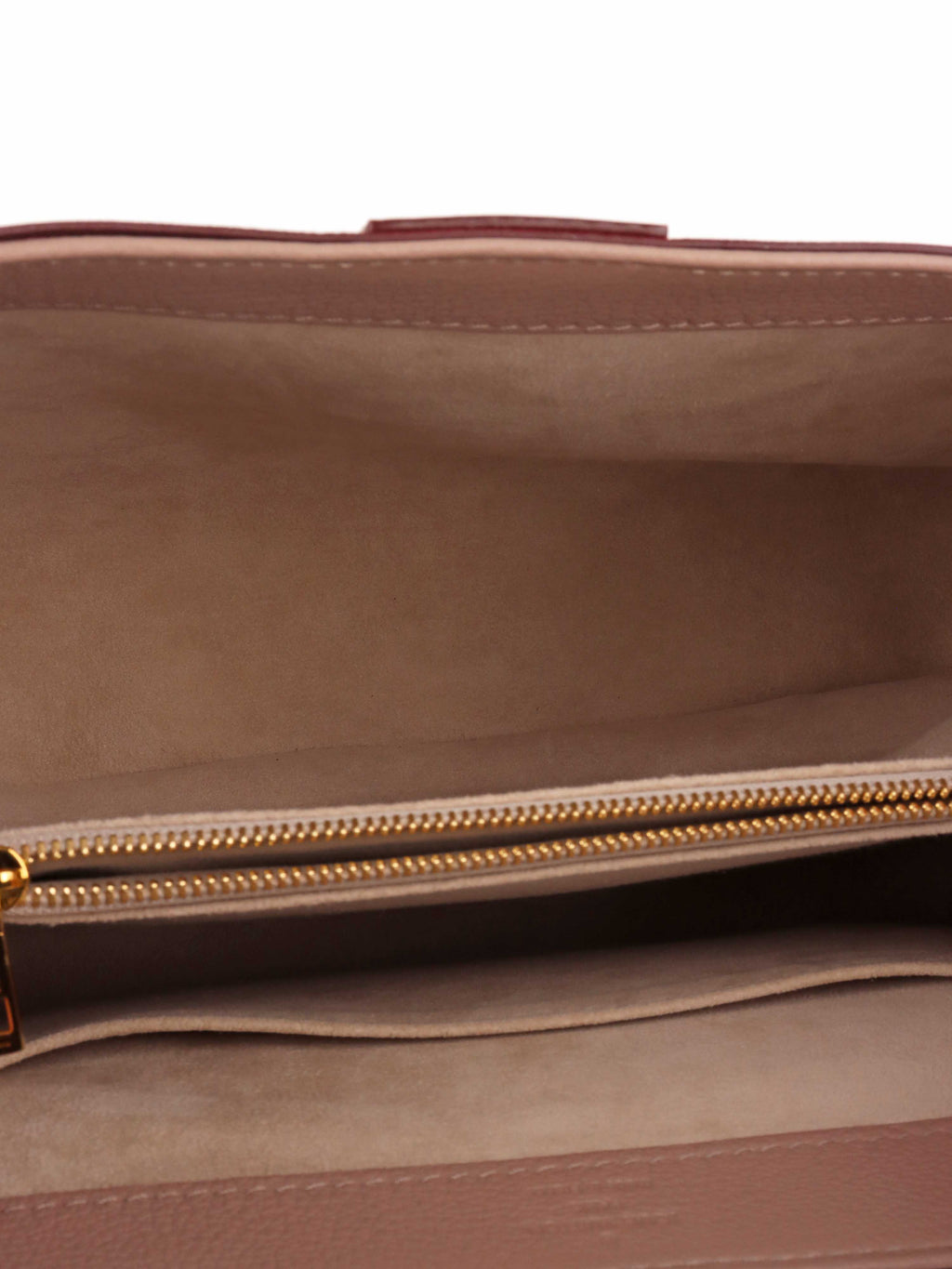 Louis Vuitton Taupe & Red Very One Handle Bag.