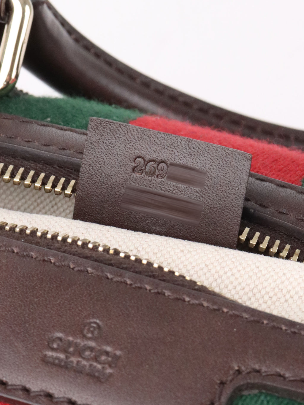 Gucci Small Web Vintage Boston Bag