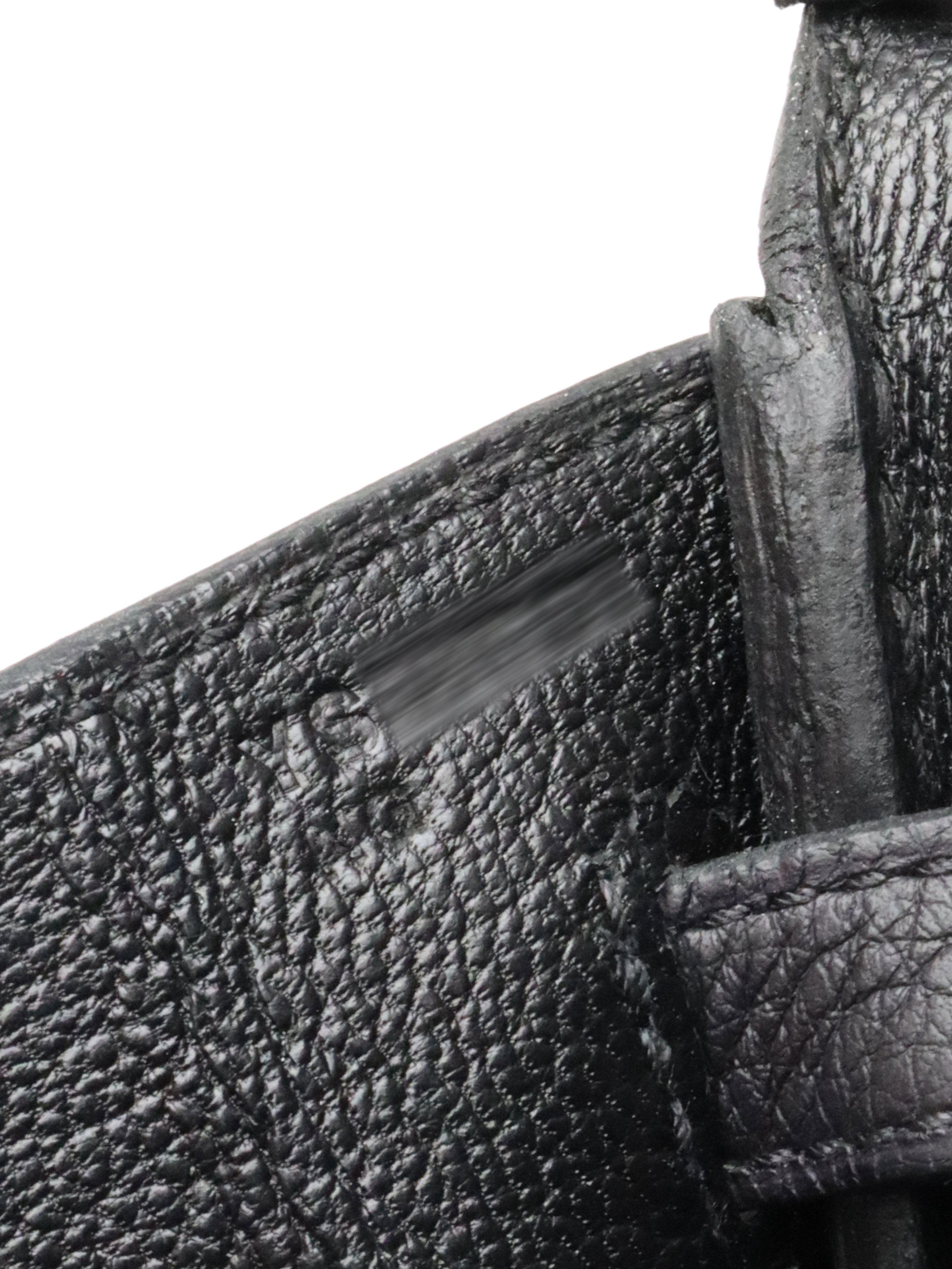 Hermes Noir Birkin 25 Togo Leather GHW Stamp Y