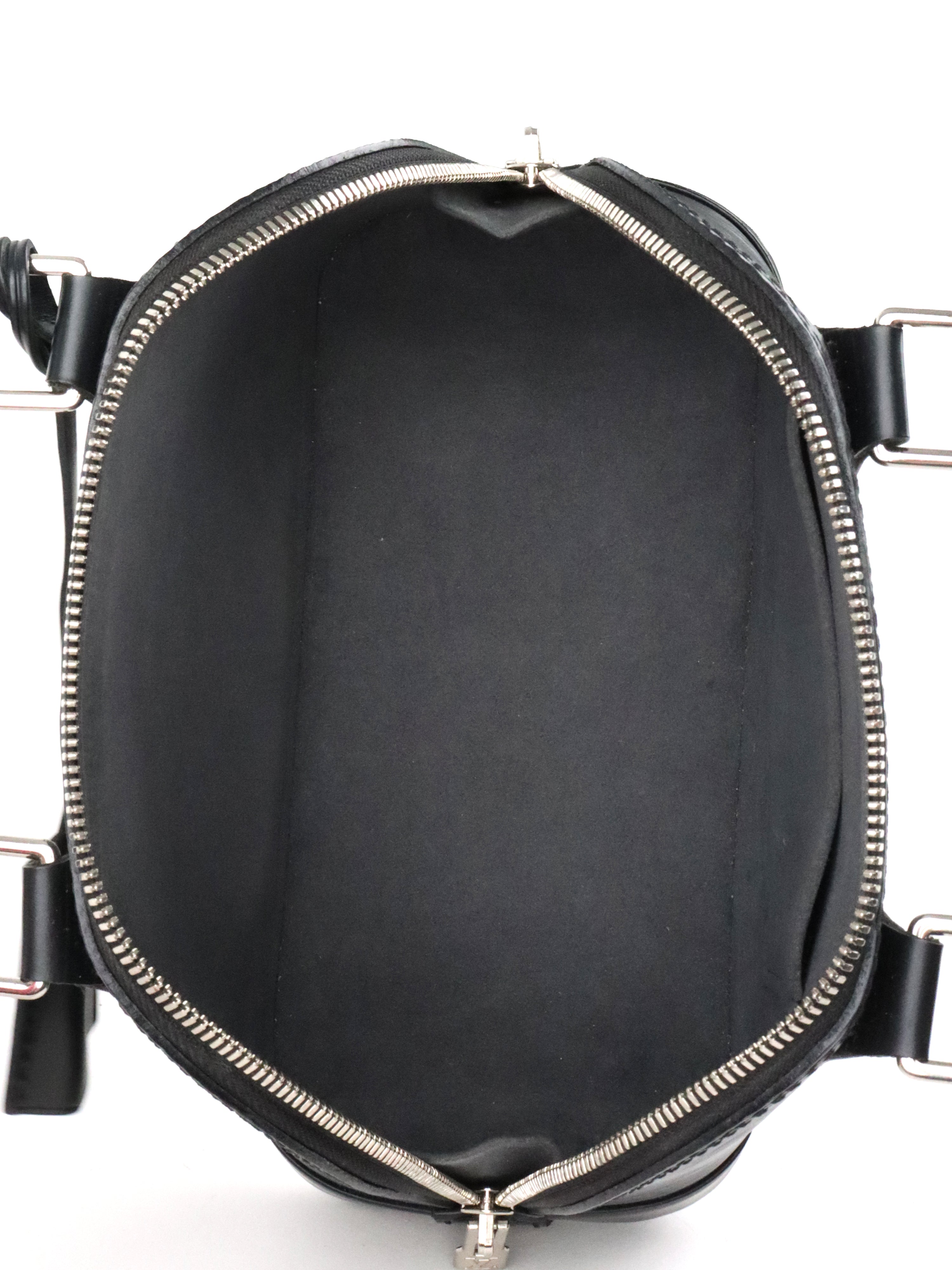 Louis Vuitton Black Epi Alma BB SHW