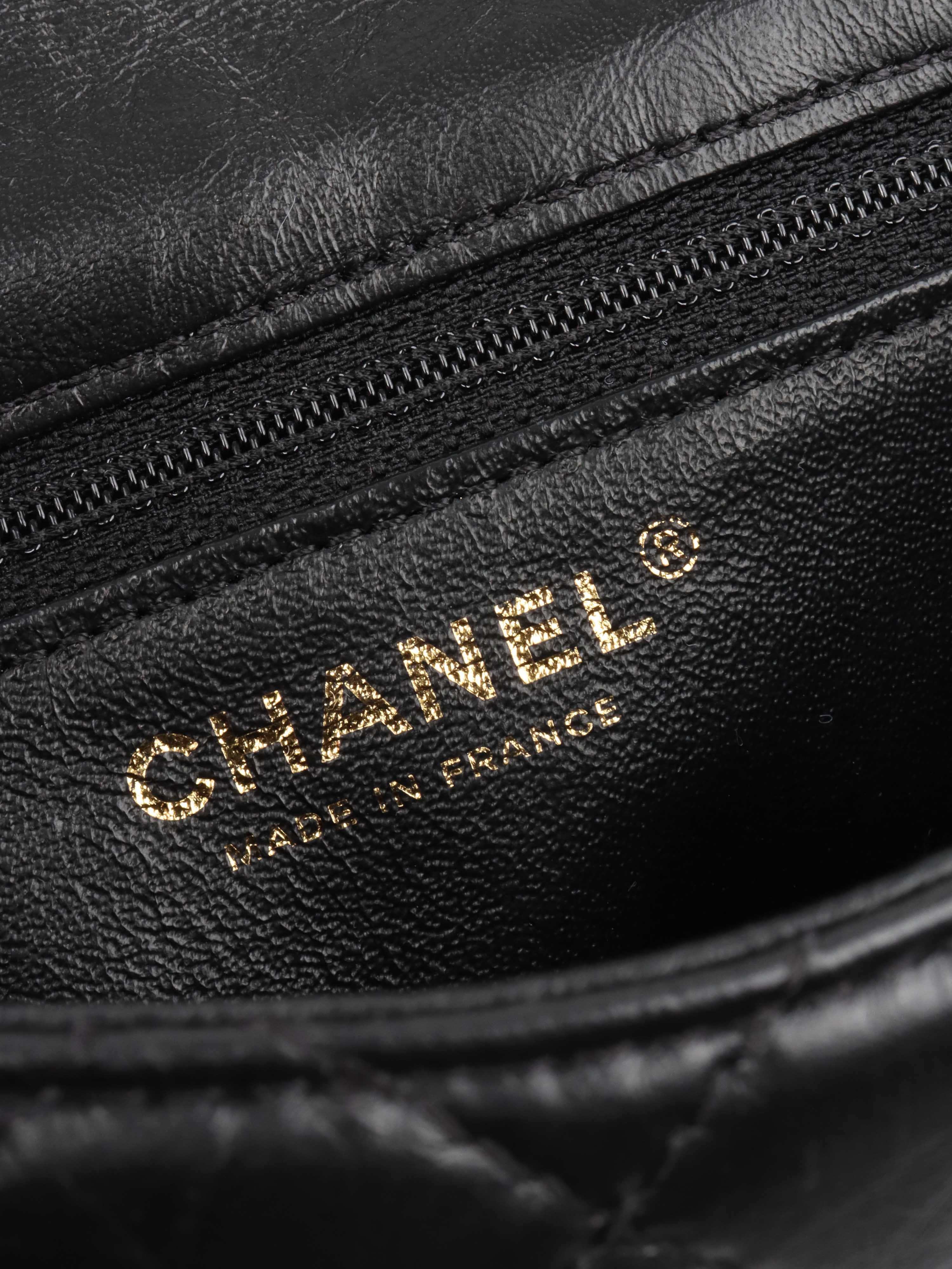 Chanel Black 2.55 Pouch.