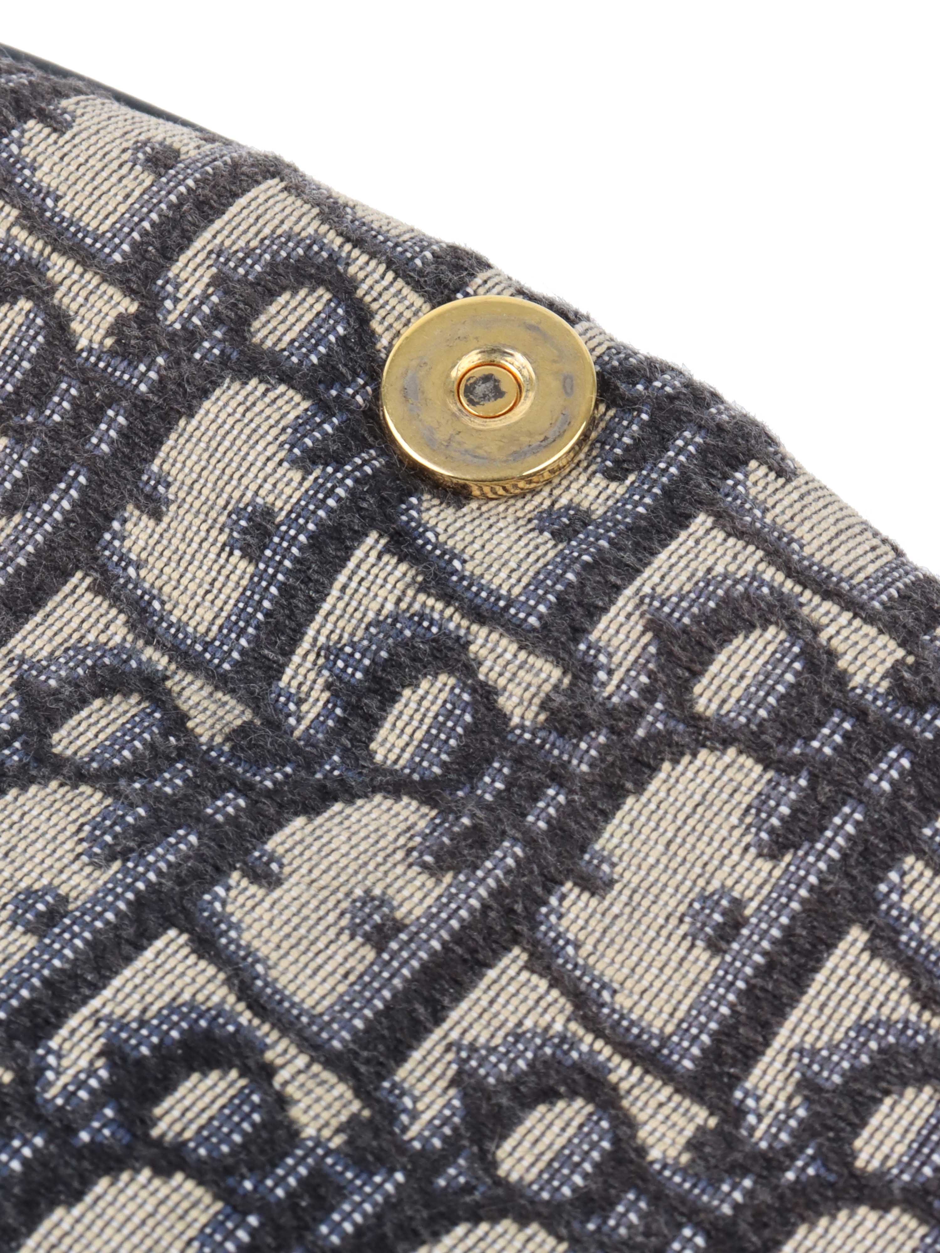 Dior Small Blue Oblique Bobby Bag