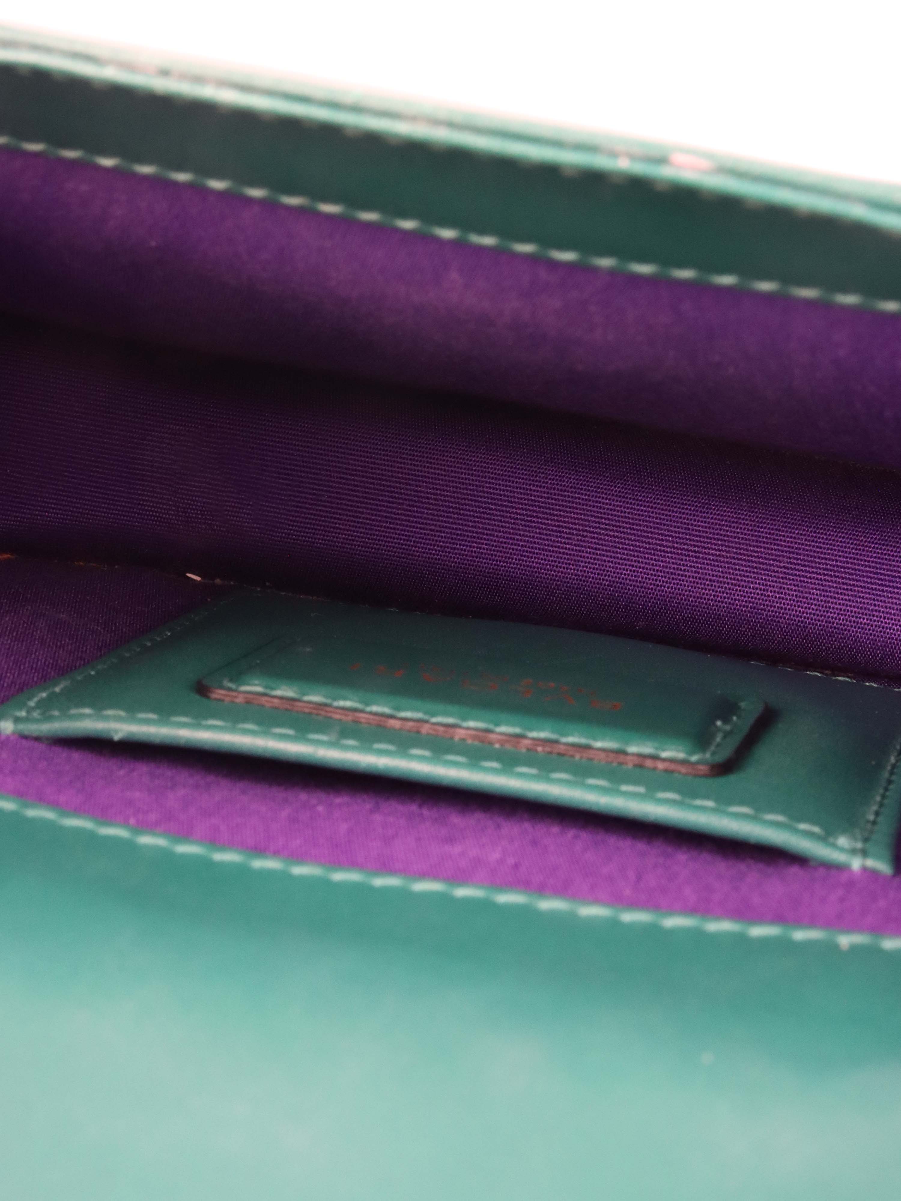 Bvlgari Serpenti Green Forever Chain Bag.
