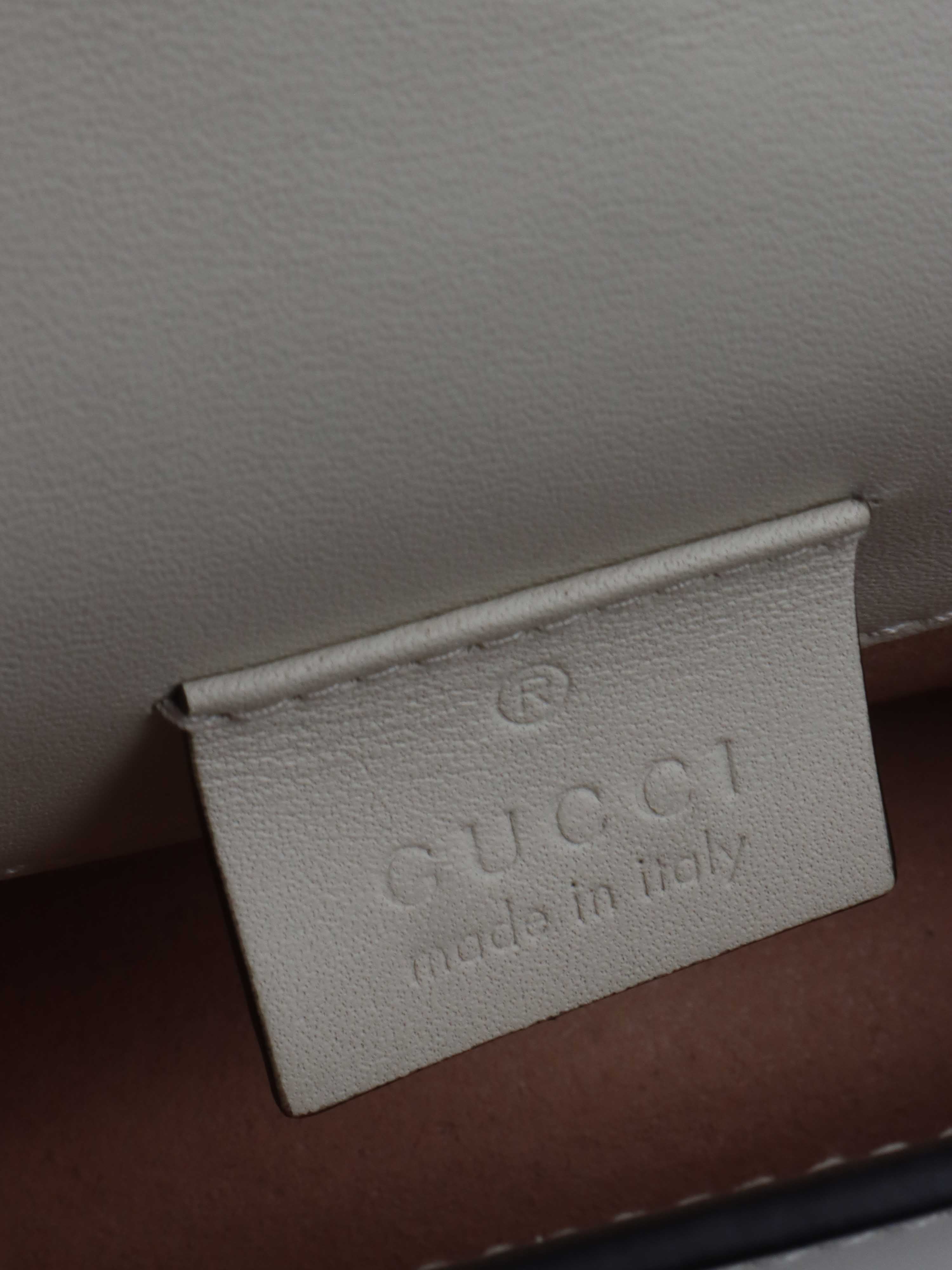 Gucci Mini White Sylvie Bag *