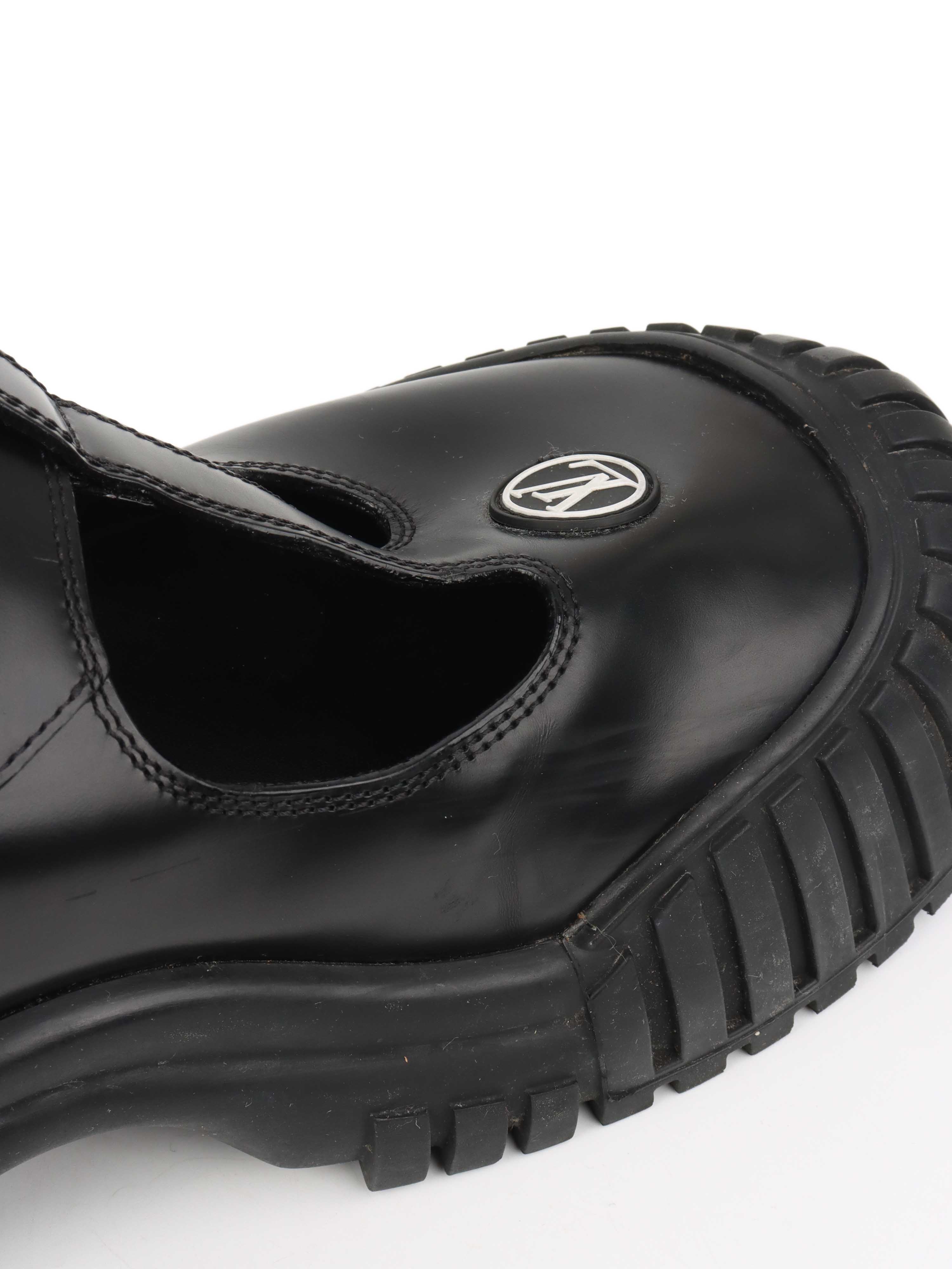 Louis Vuitton Black Ruby Mary Jane Flat.