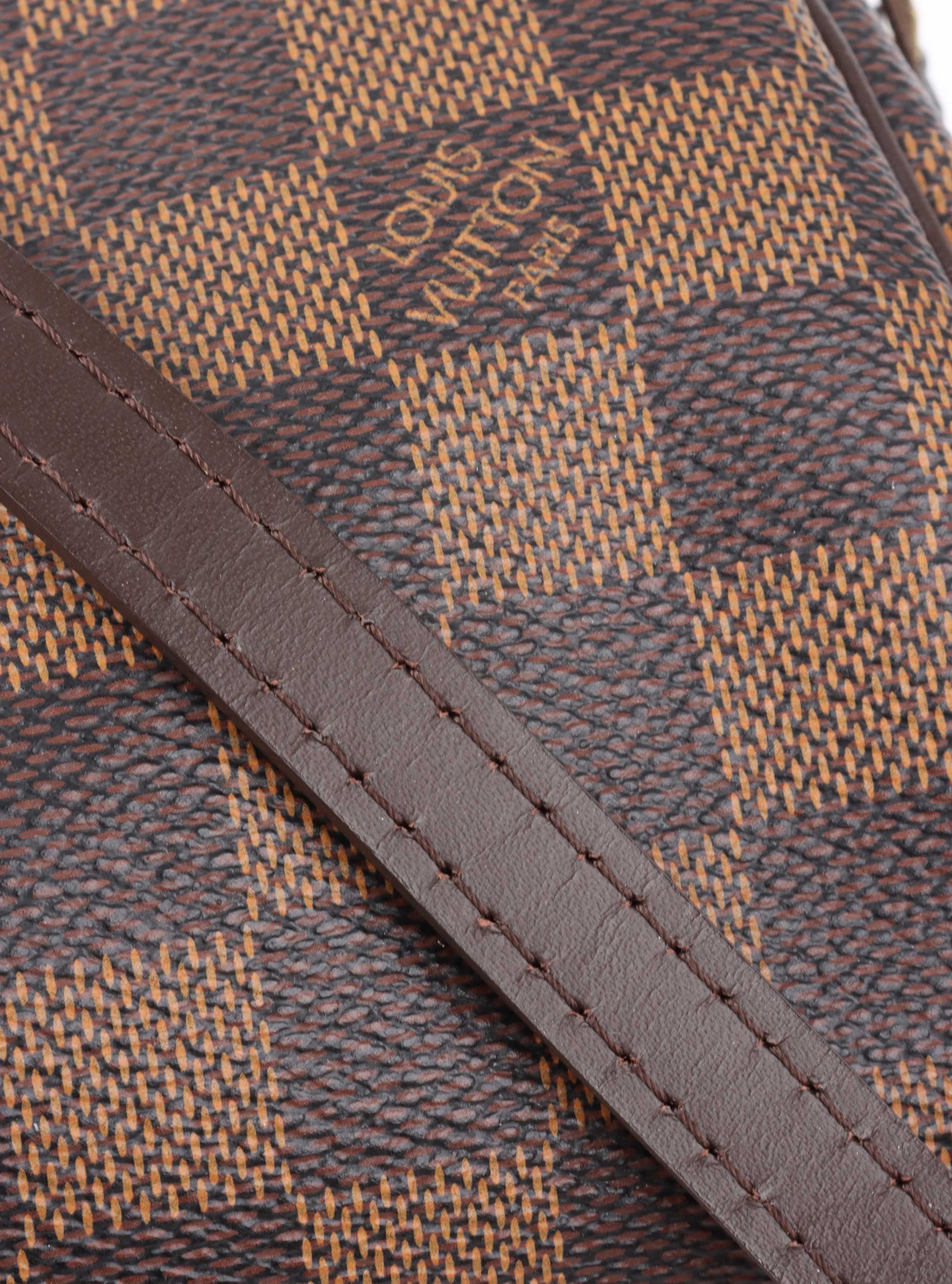 Louis Vuitton Damier Ebene Eva Bag.