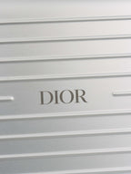Dior x RIMOWA Silver Personal Clutch Case.