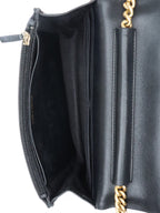 Chanel Black Caviar Boy Wallet On Chain GHW