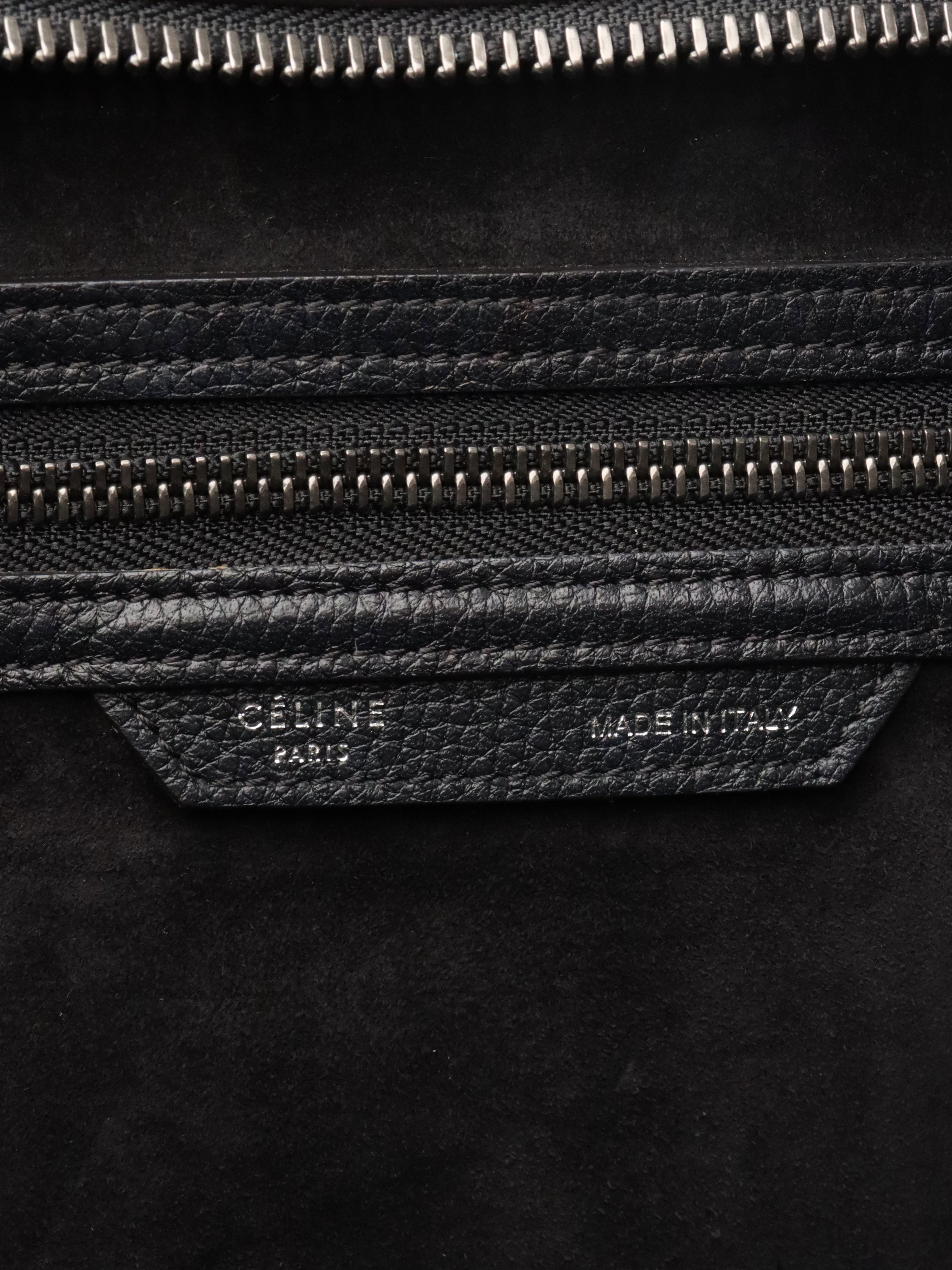 Celine Black Mini Luggage Bag