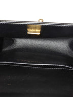 Chanel Black Mini Boy Bag in Calfskin LGHW.