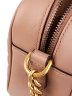 Gucci Small Beige Marmont Shoulder Bag.