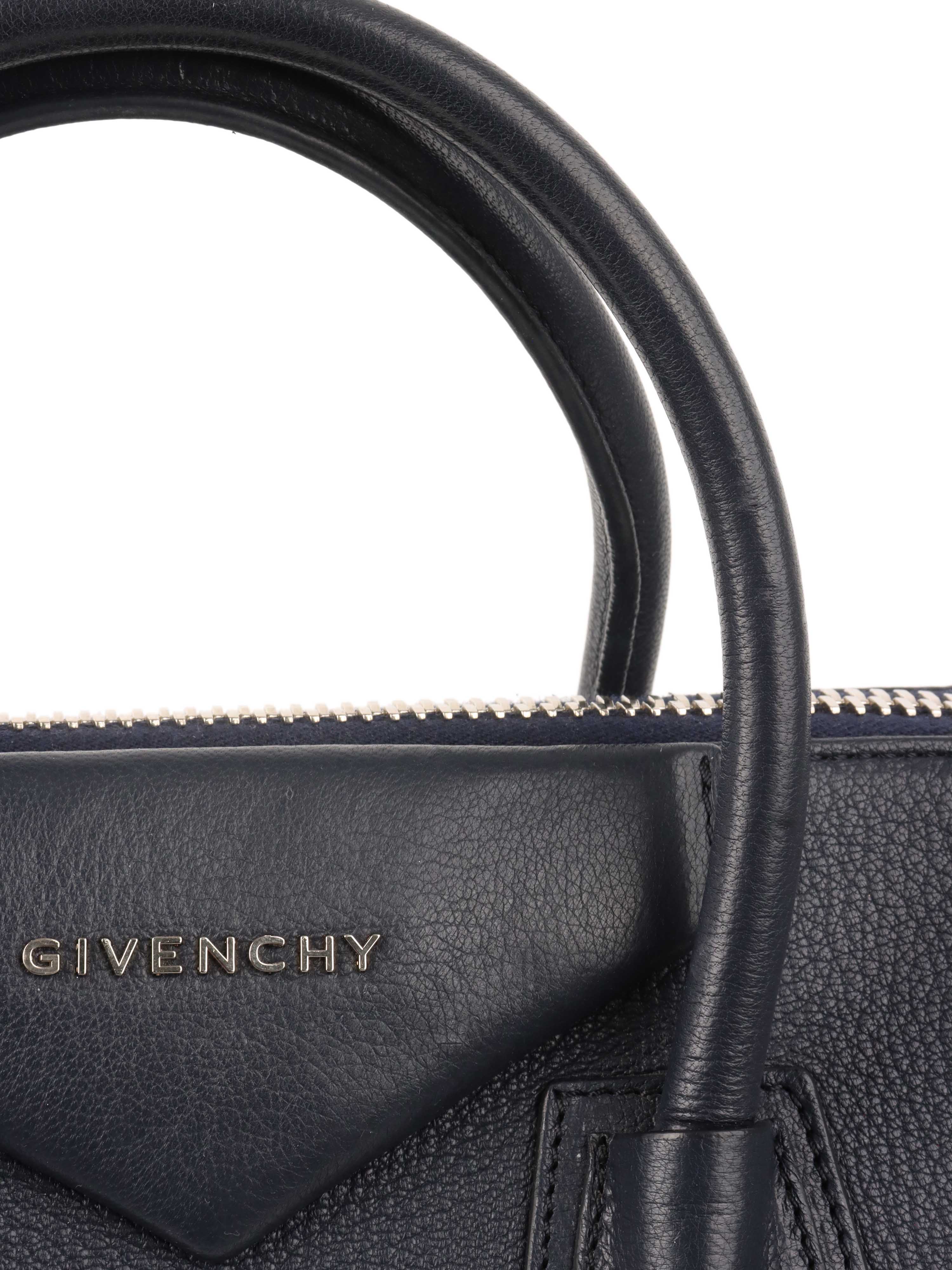 Givenchy Navy Antigona Bag.