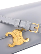 Celine Claude Shoulder Bag in Blue