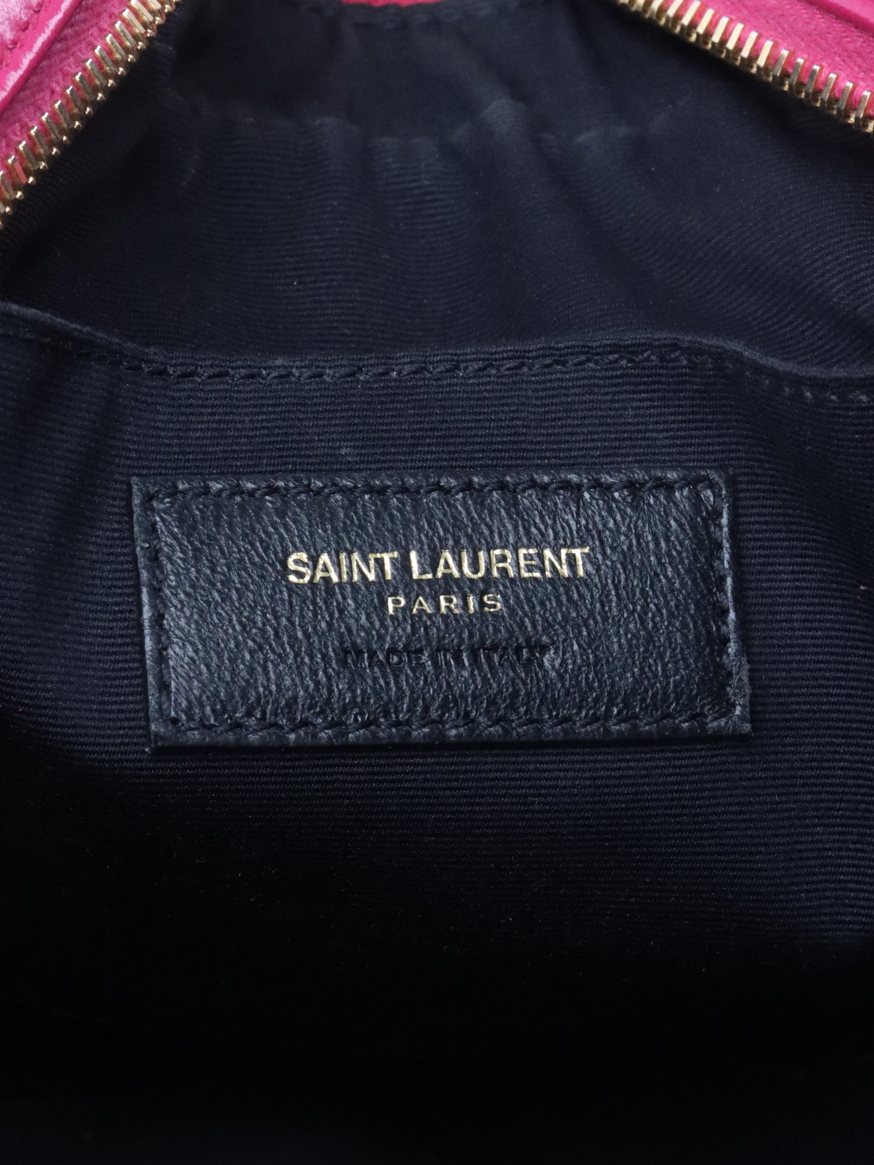 Saint Laurent Dark Pink  Lou Camera Bag