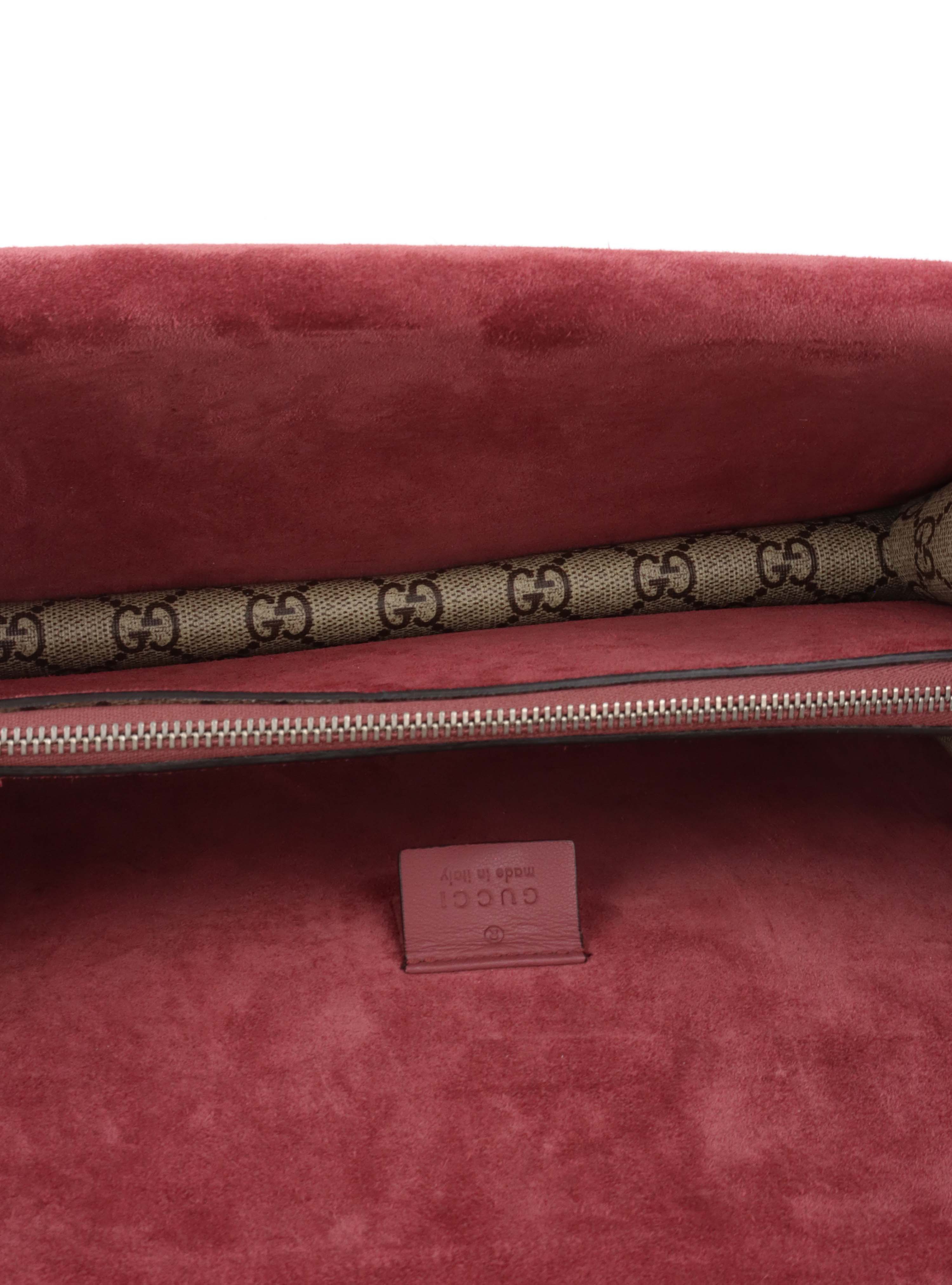 Gucci Small Dionysus Supreme Bloom Bag.