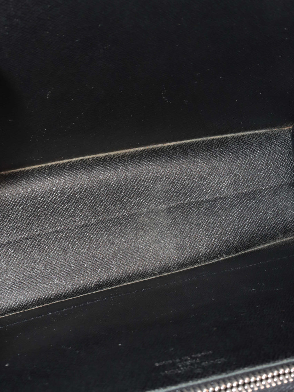 Louis Vuitton Black Vintage Monceau Messenger Bag.