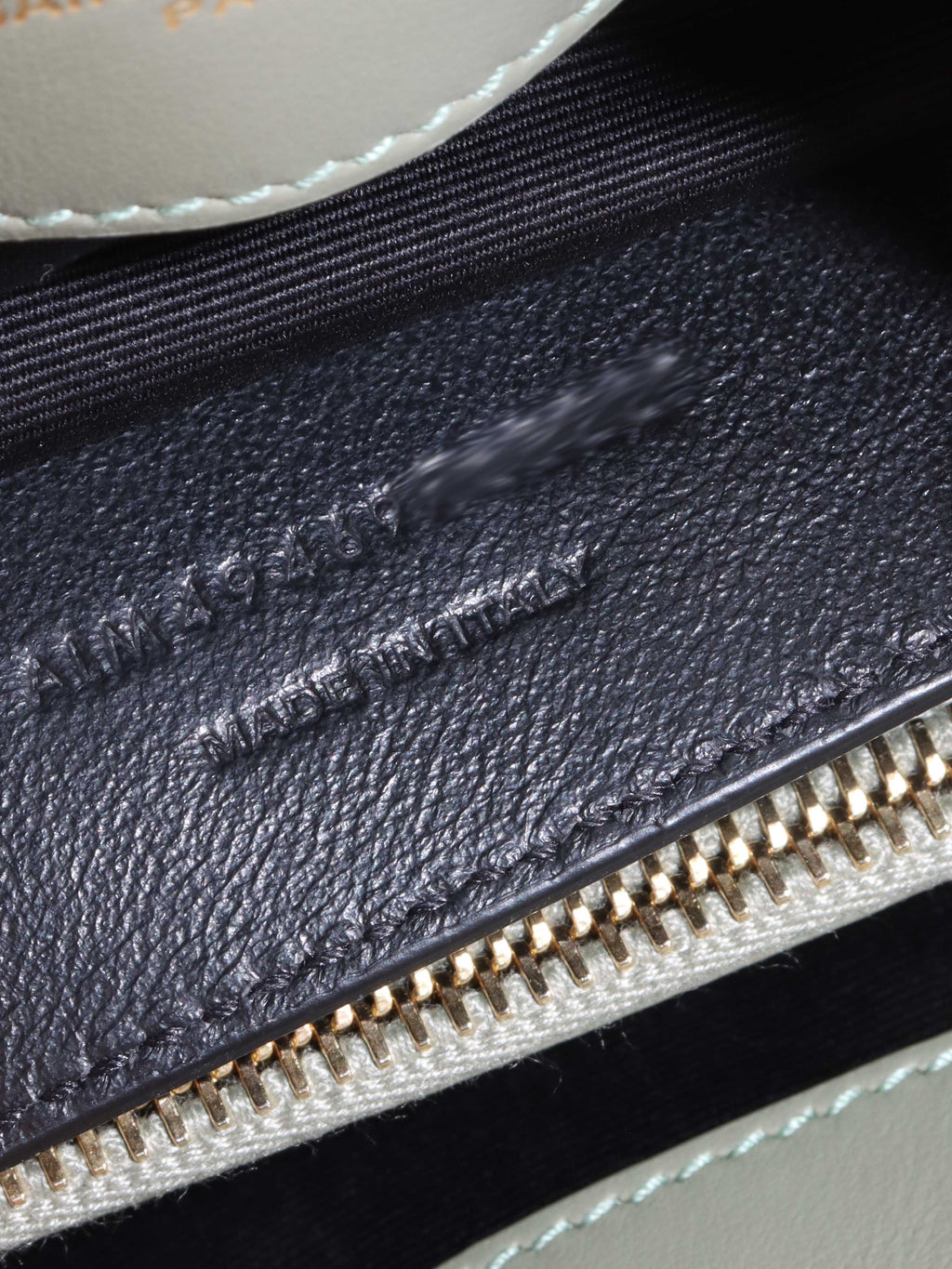 Saint Laurent Light Sage Small Loulou Bag.