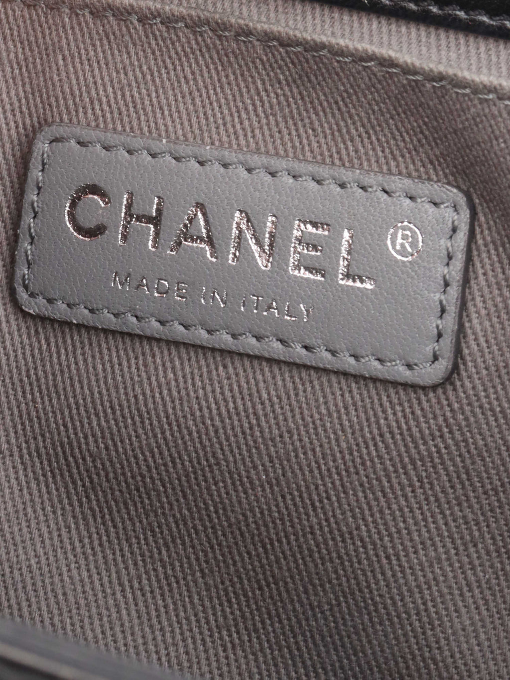 Chanel Black Medium Lambskin Boy Bag.