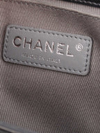 Chanel Black Medium Lambskin Boy Bag.