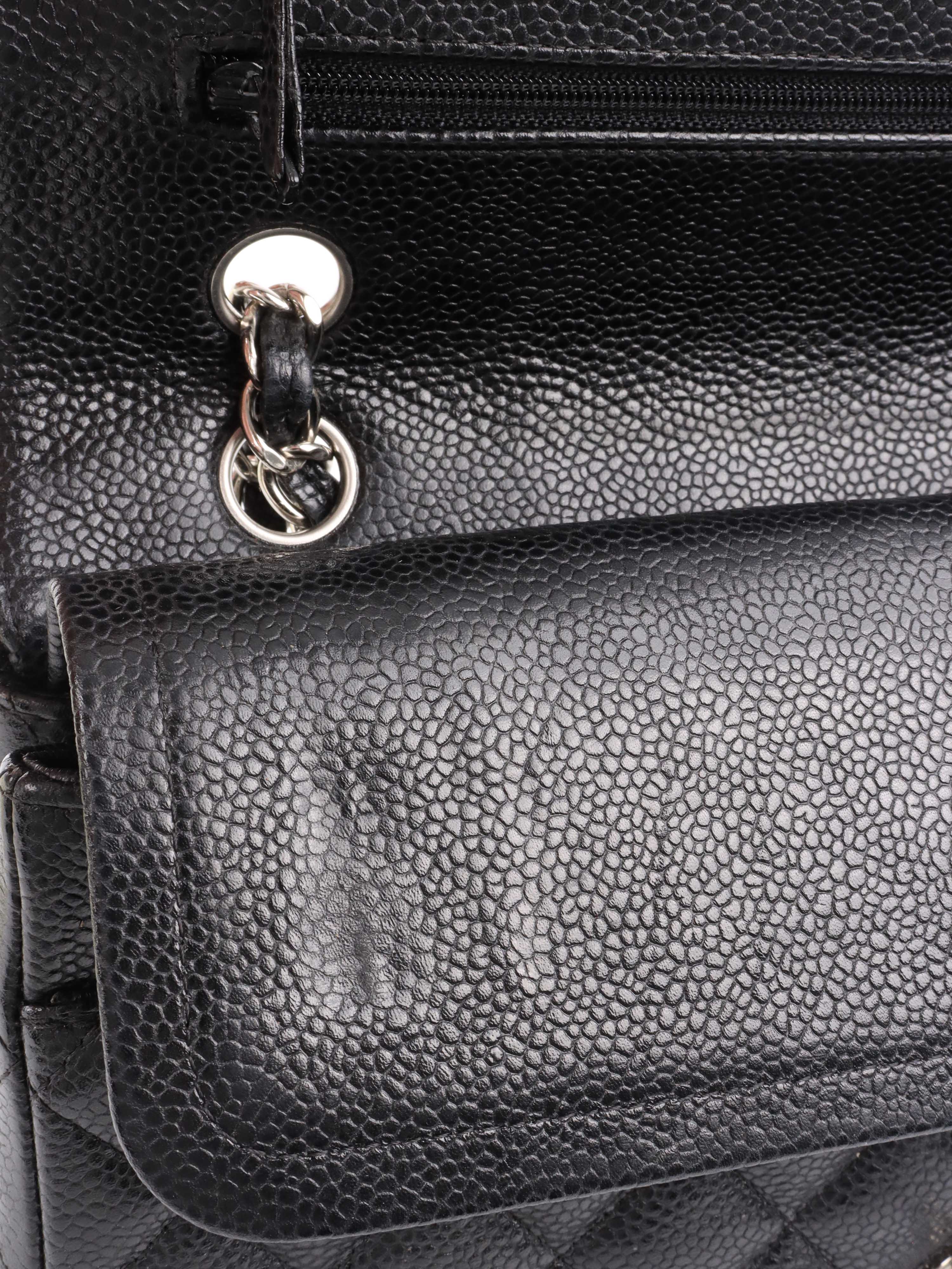 Chanel Medium Black Caviar Classic Flap.