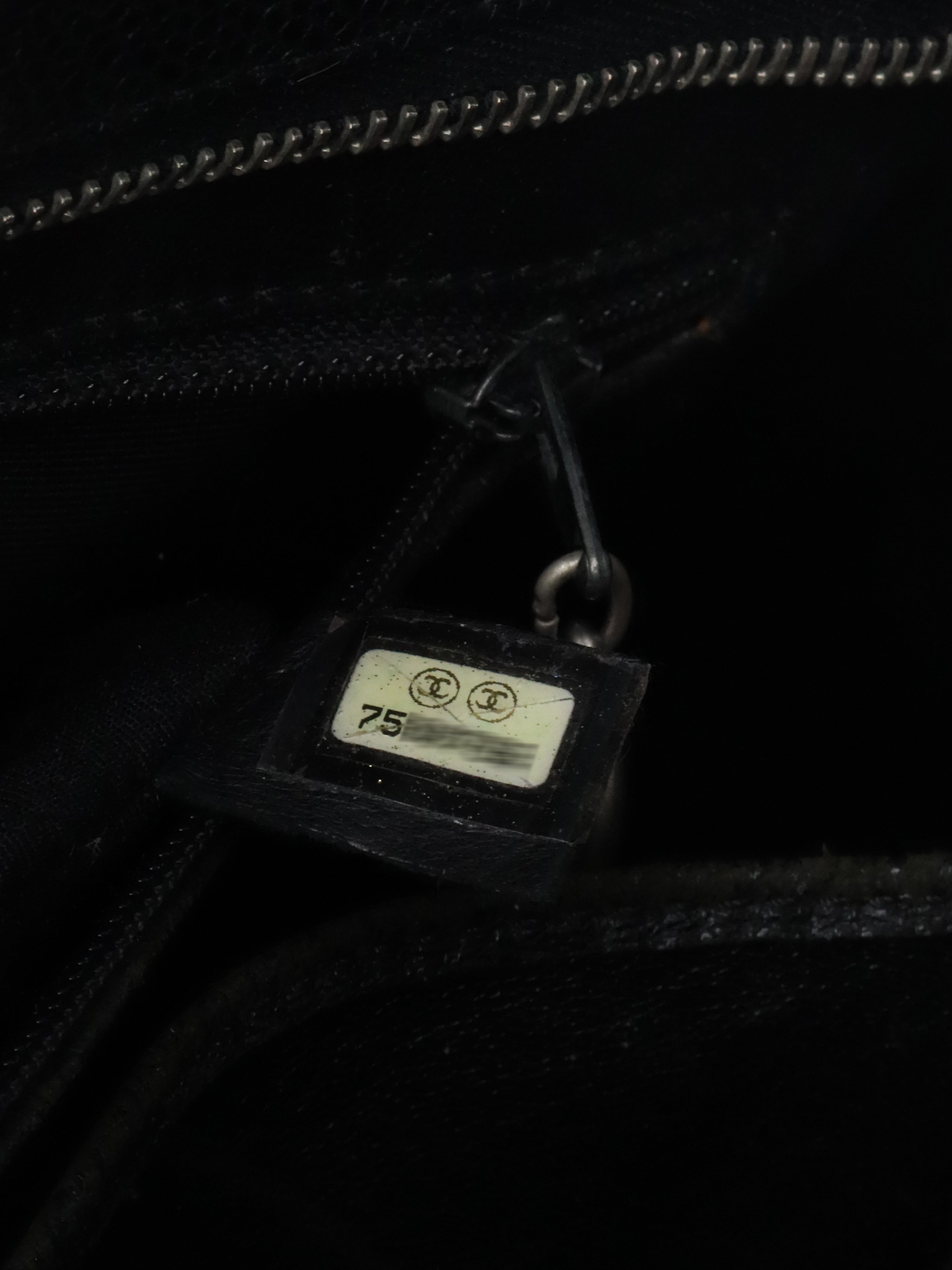Chanel Black Caviar Vintage Medallion Tote