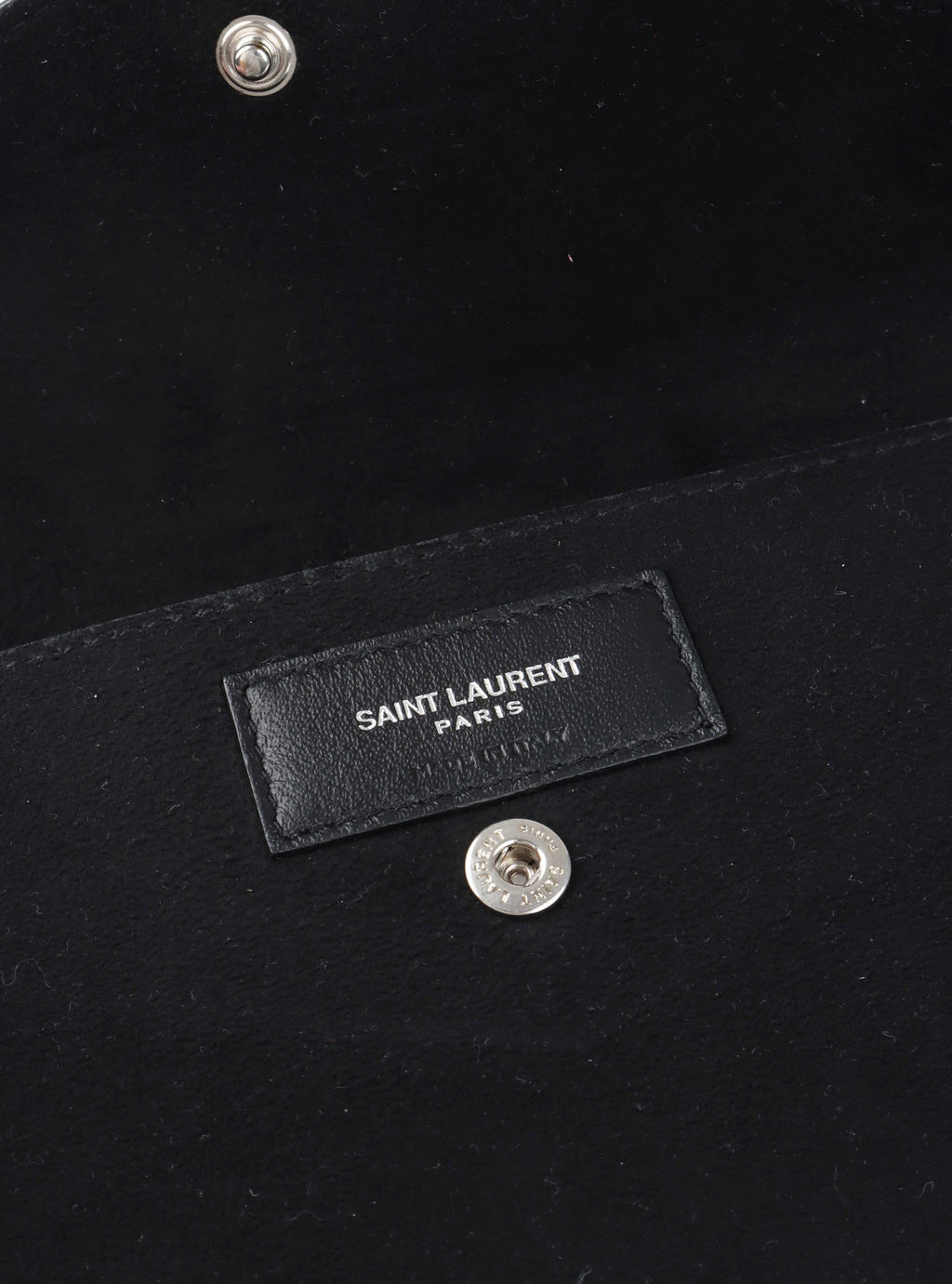 Saint Laurent Teddy Lambskin Shoulder Bag.